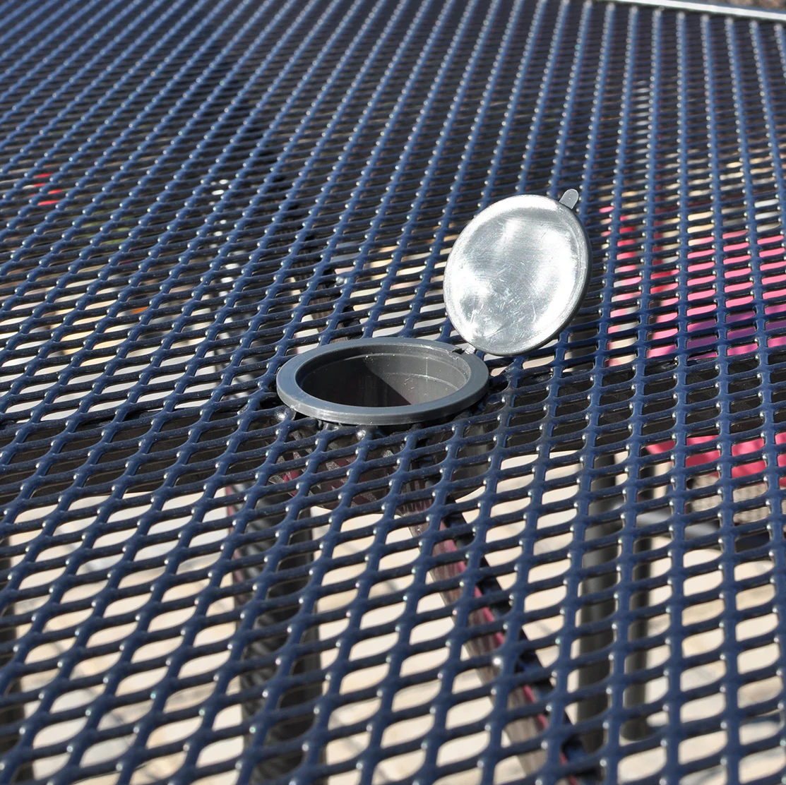 36-inch Round Mesh Top Table - Image 5