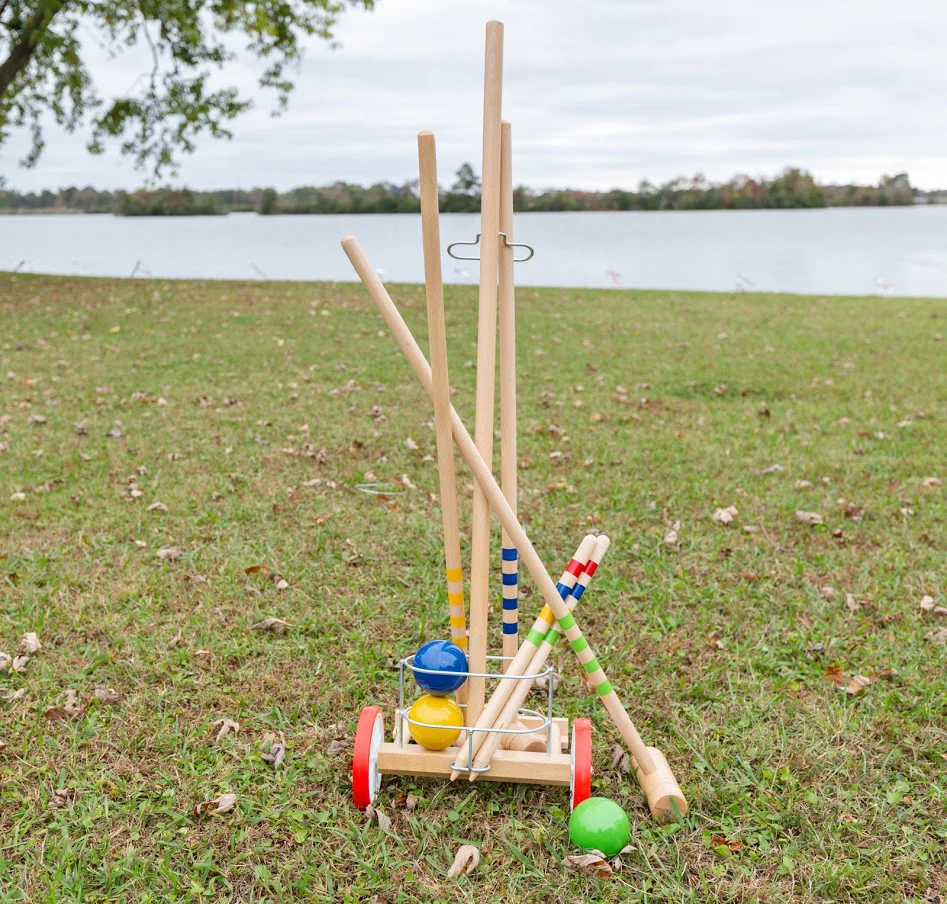 4-Player Croquet with Trolley - Image 2
