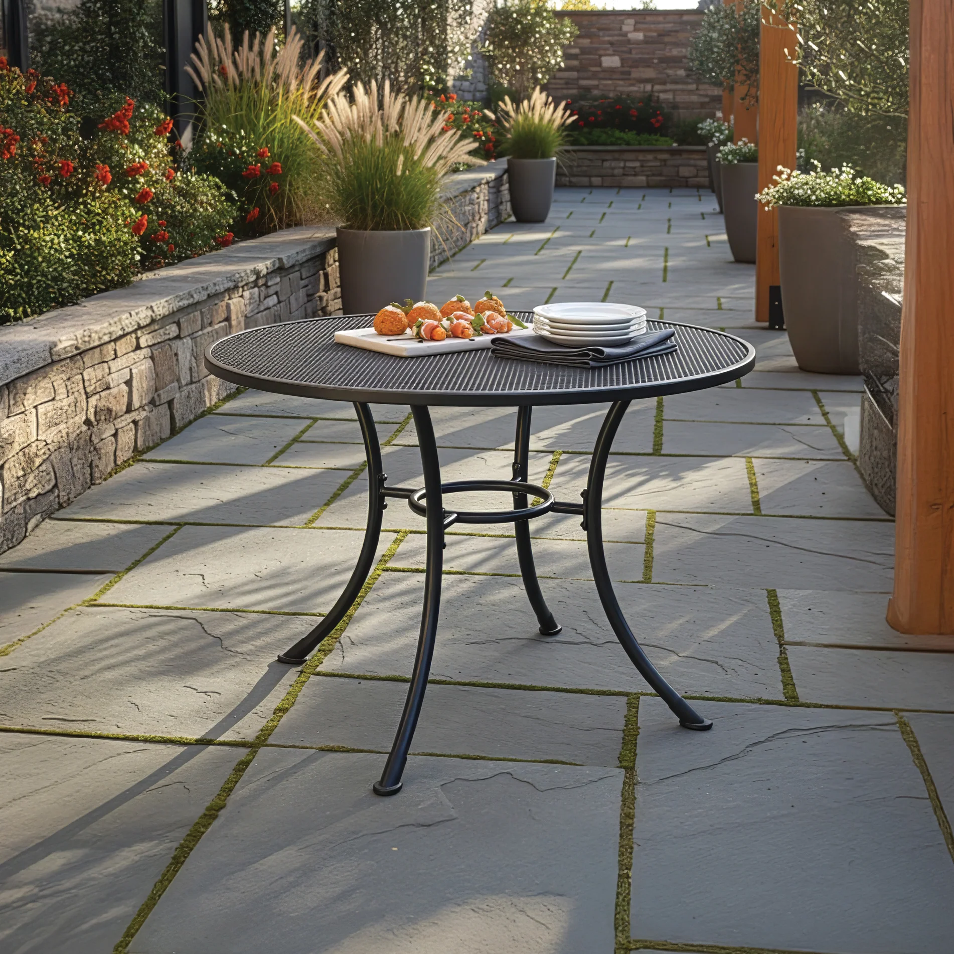 42-inch Round Mesh Top Table - Image 2