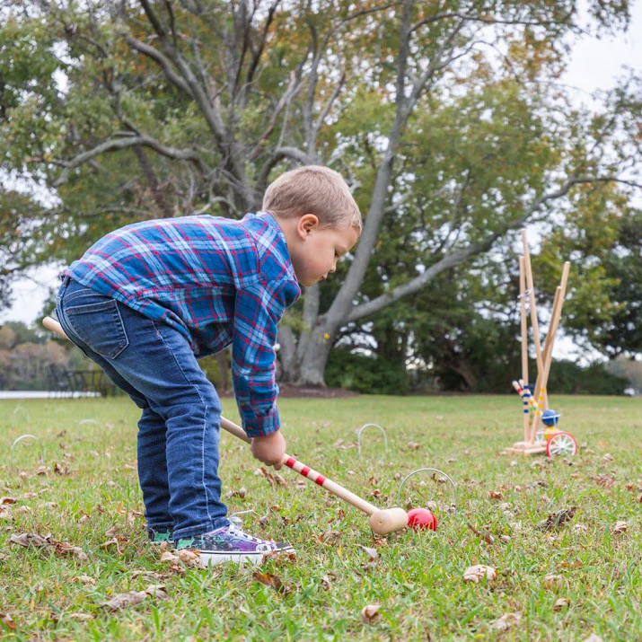 6-Player Croquet Set with Metal Trolley - Image 6