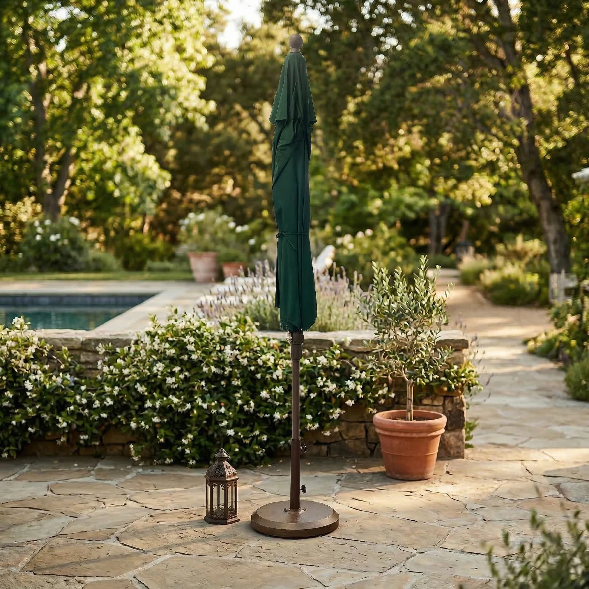 9 Foot Auto-Tilt Market Umbrella - Image 3