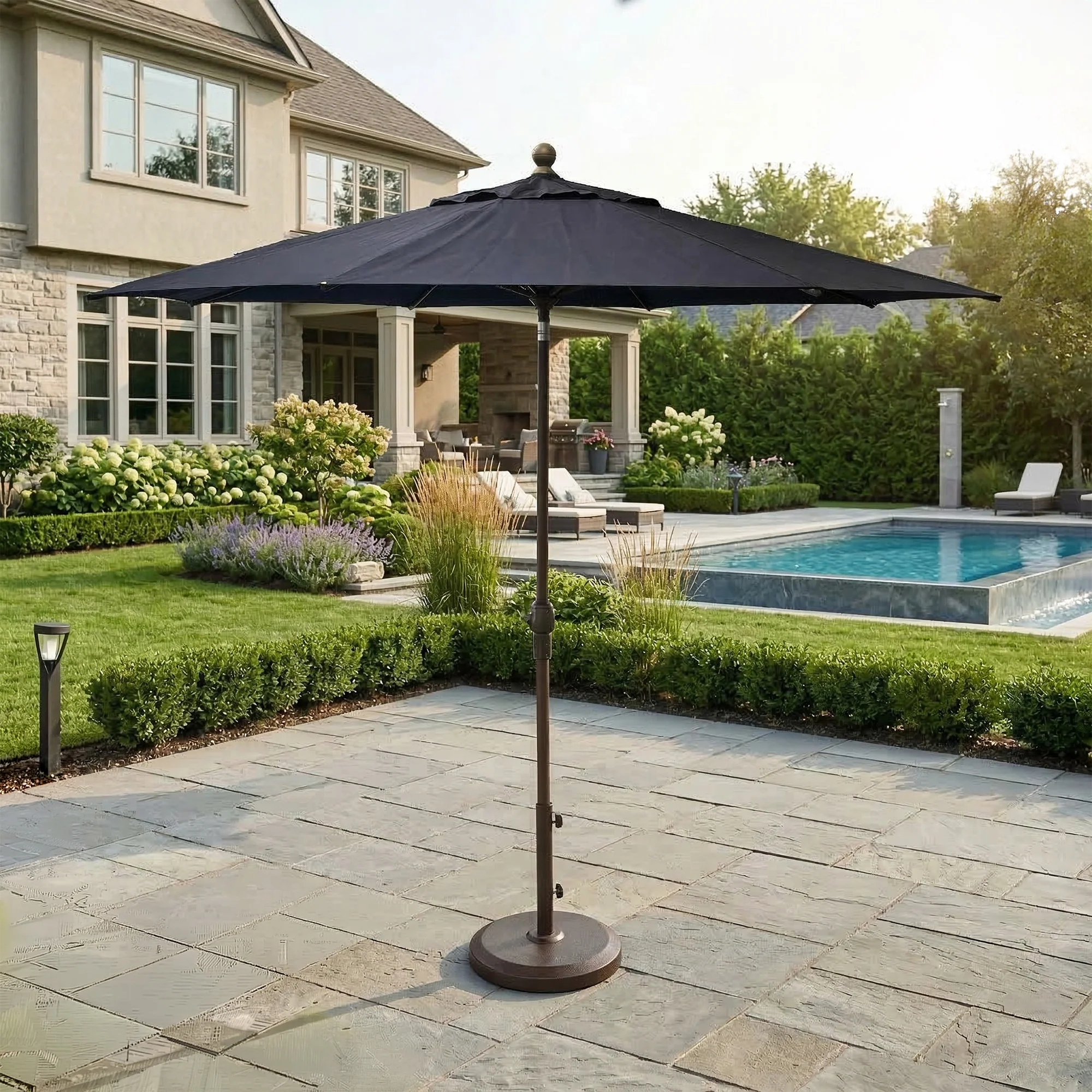 9 Foot Auto-Tilt Market Umbrella - Image 9