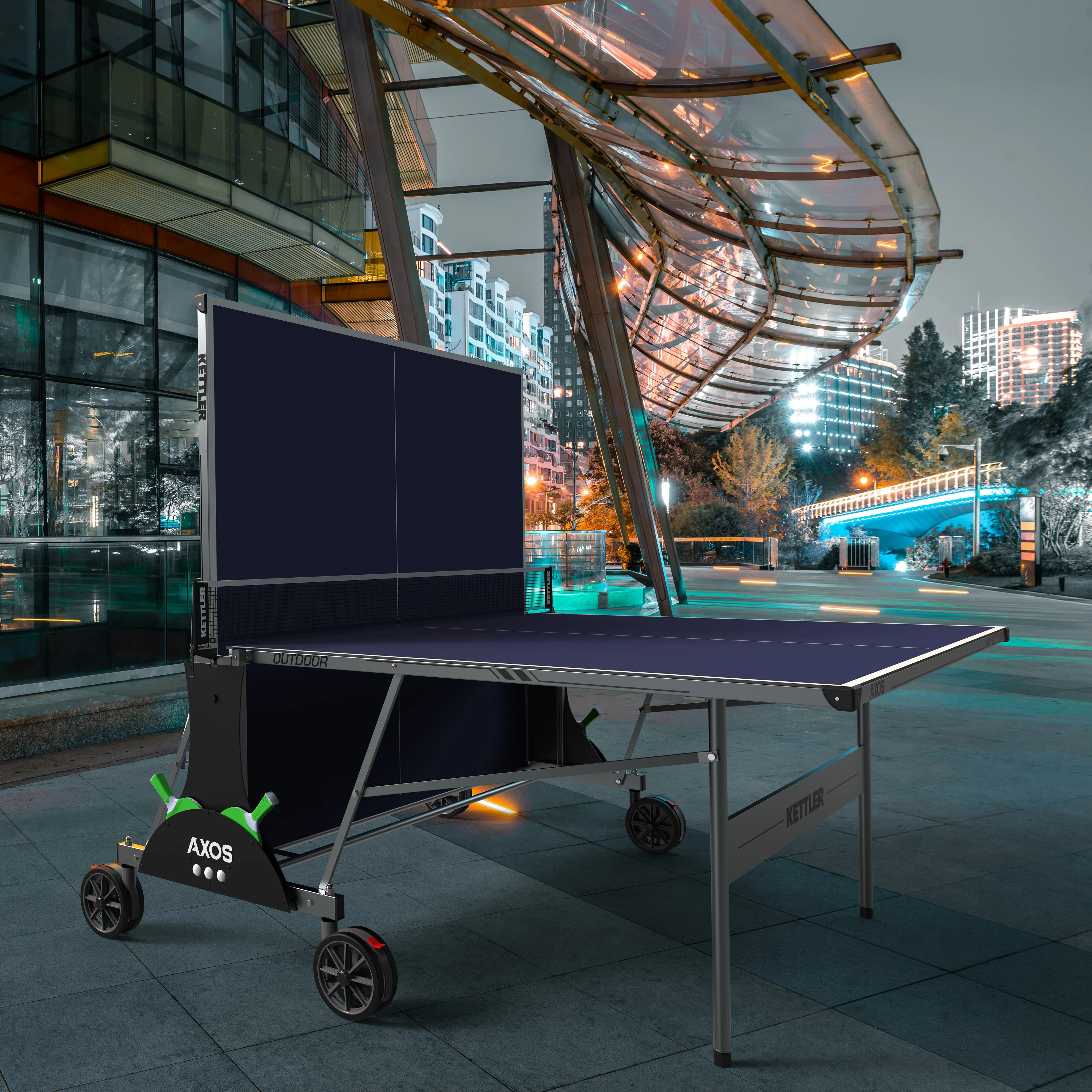 Axos Outdoor Table Tennis Table 2-Player Bundle - Image 6