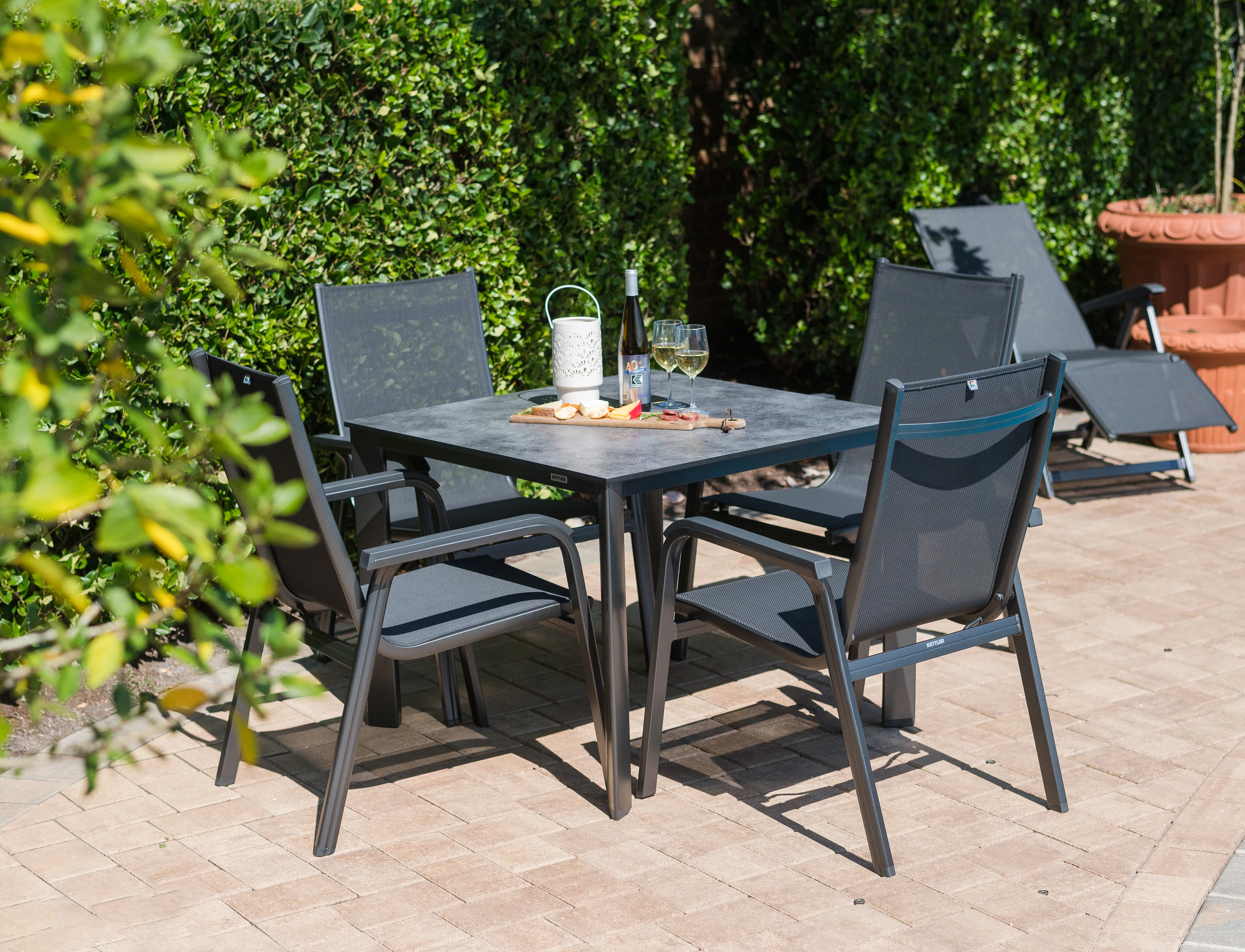 Basic Plus Stackable Arm Chair - Set Of 4 - Image 4