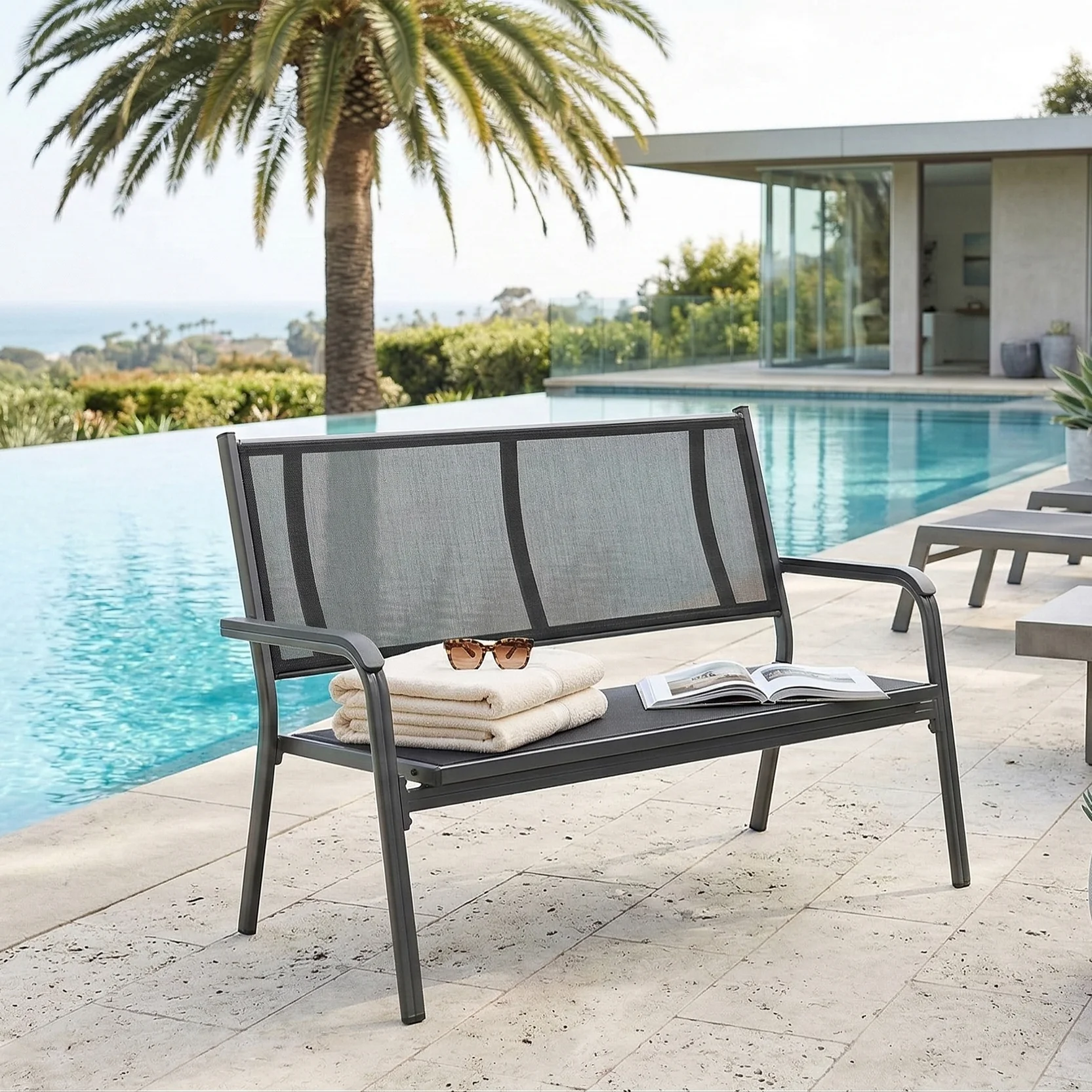 Basic Plus Bench, Anthracite - Image 2
