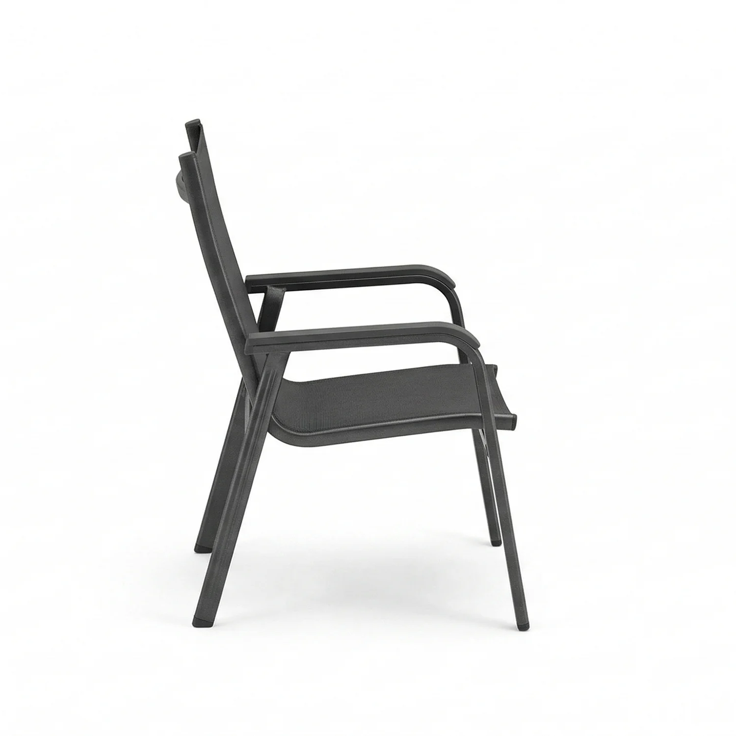 Basic Plus K/D Stack Chair, Anthracite - Image 6