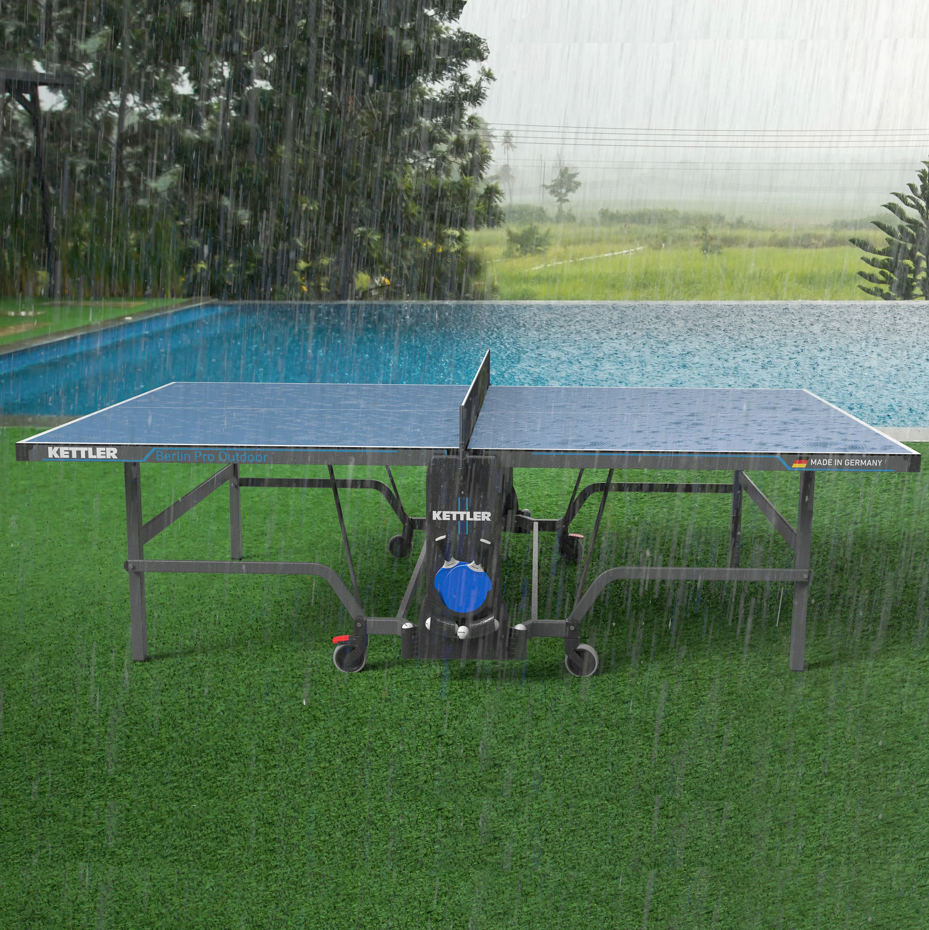 Berlin Pro Outdoor Table Tennis Table - Image 6