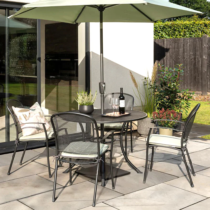 Caredo 5-Piece Dining Set (48-inch Table) - Image 4