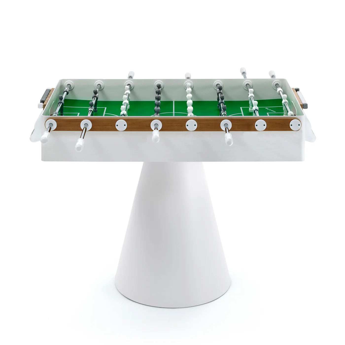 Ciclope Foosball Table in White with Entertainment Top &amp; Premium Cover - Image 11