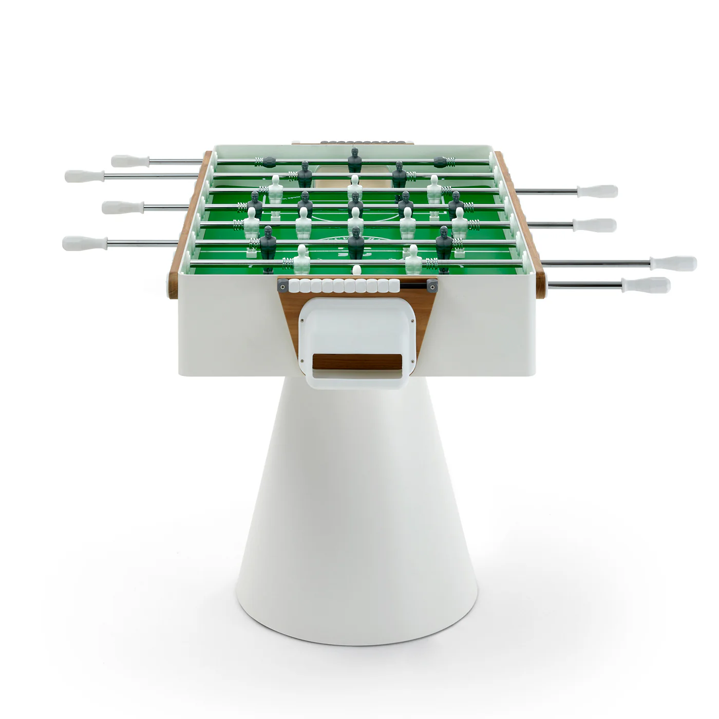 Ciclope Foosball Table in White with Entertainment Top &amp; Premium Cover - Image 12