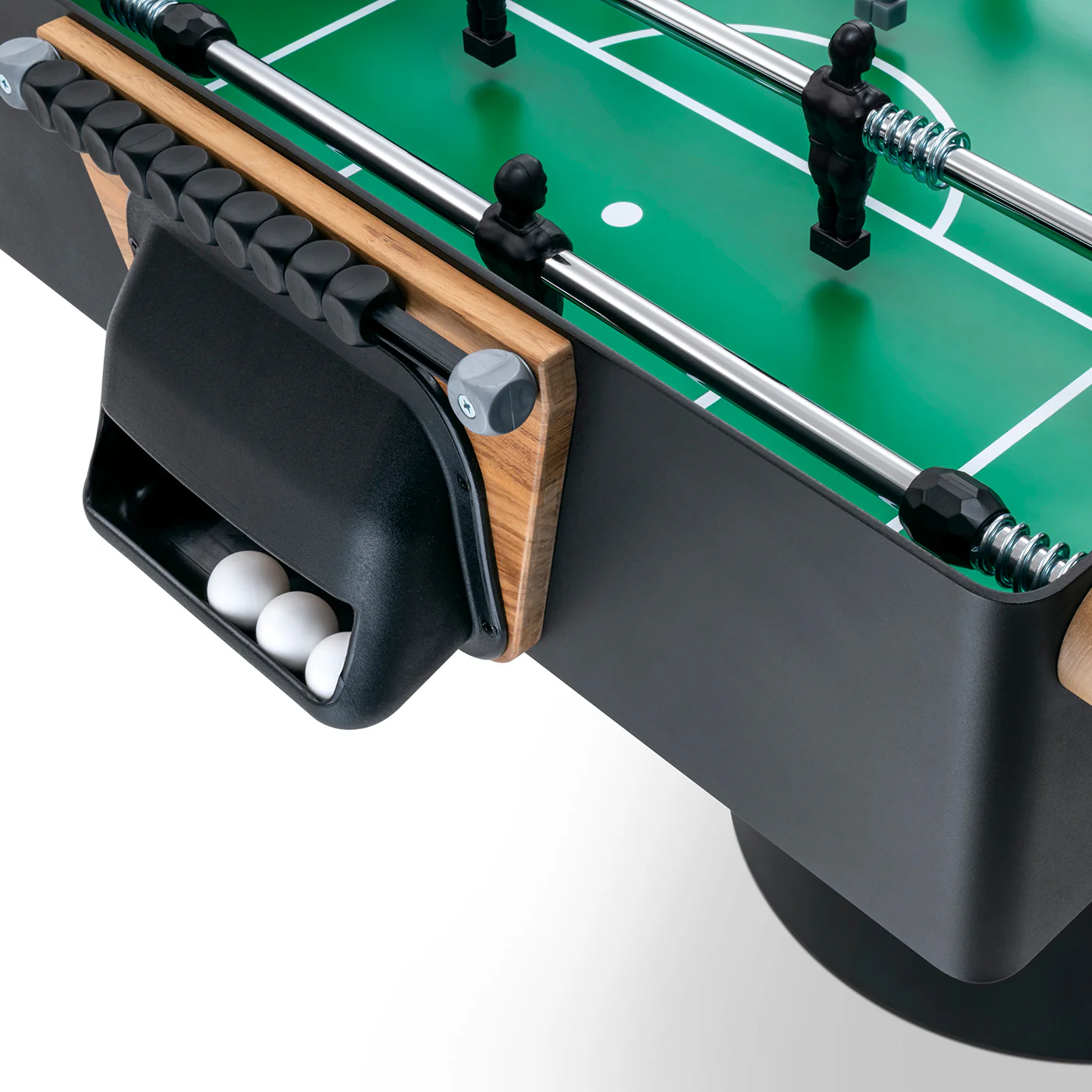 Ciclope Foosball Table in White with Entertainment Top &amp; Premium Cover - Image 4