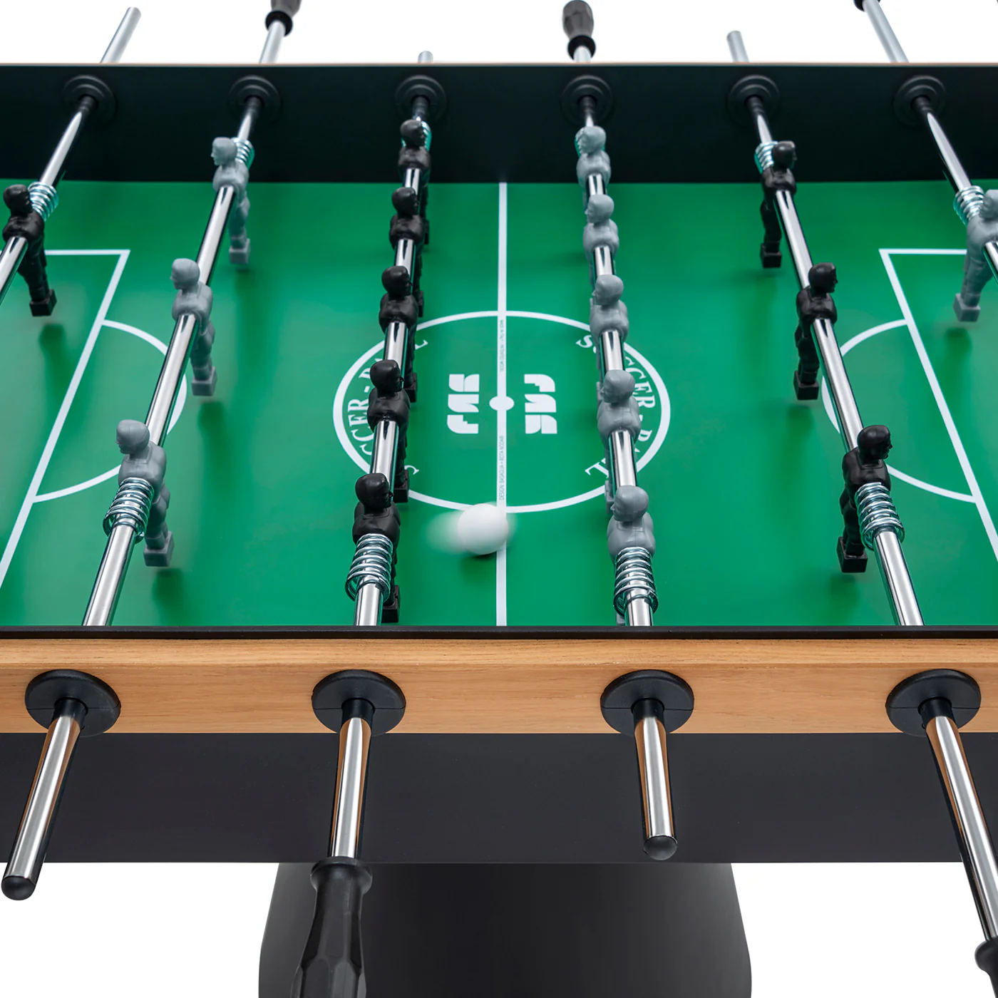 Ciclope Foosball Table in White with Entertainment Top &amp; Premium Cover - Image 8