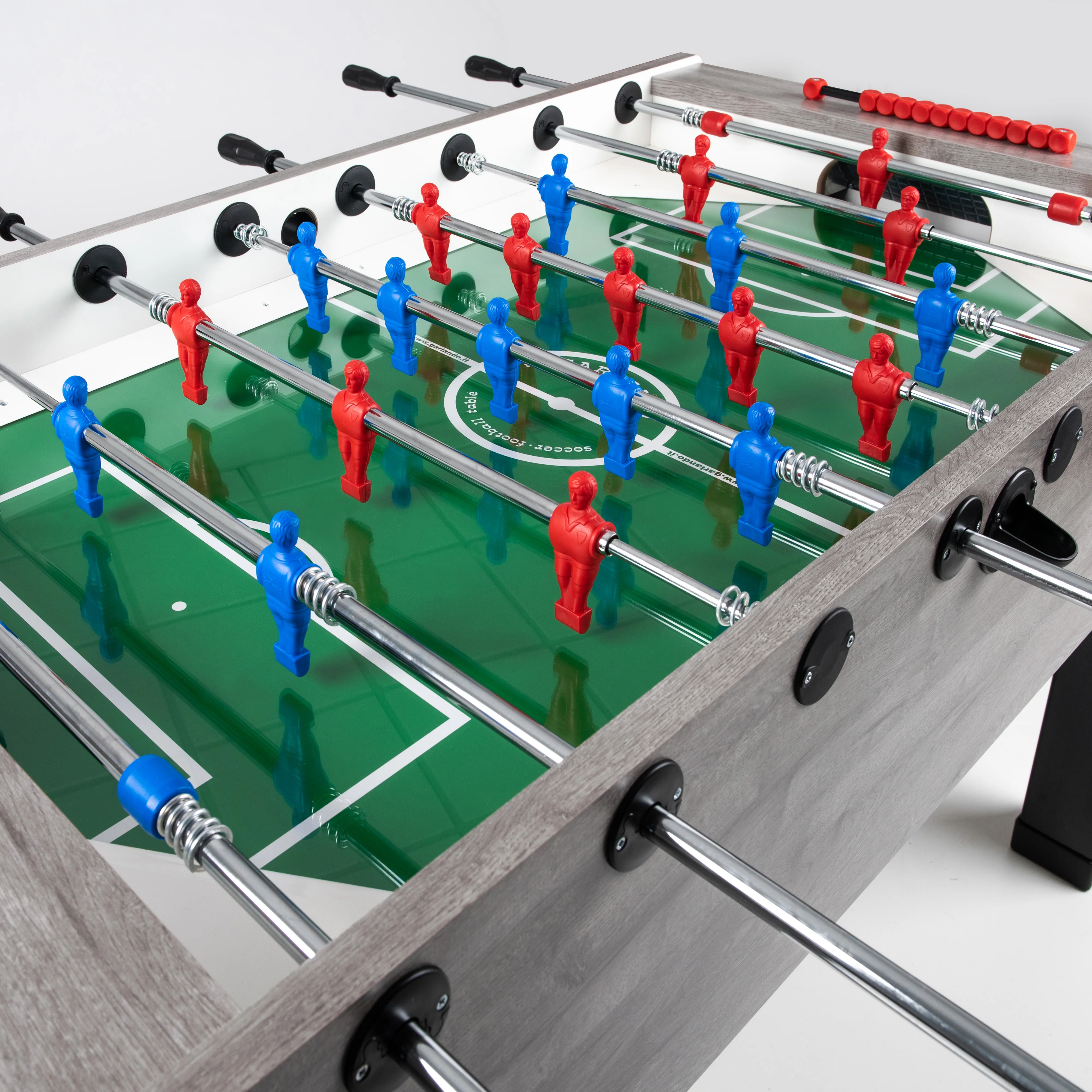 Garlando G-500 Grey Indoor Foosball Table - Image 2
