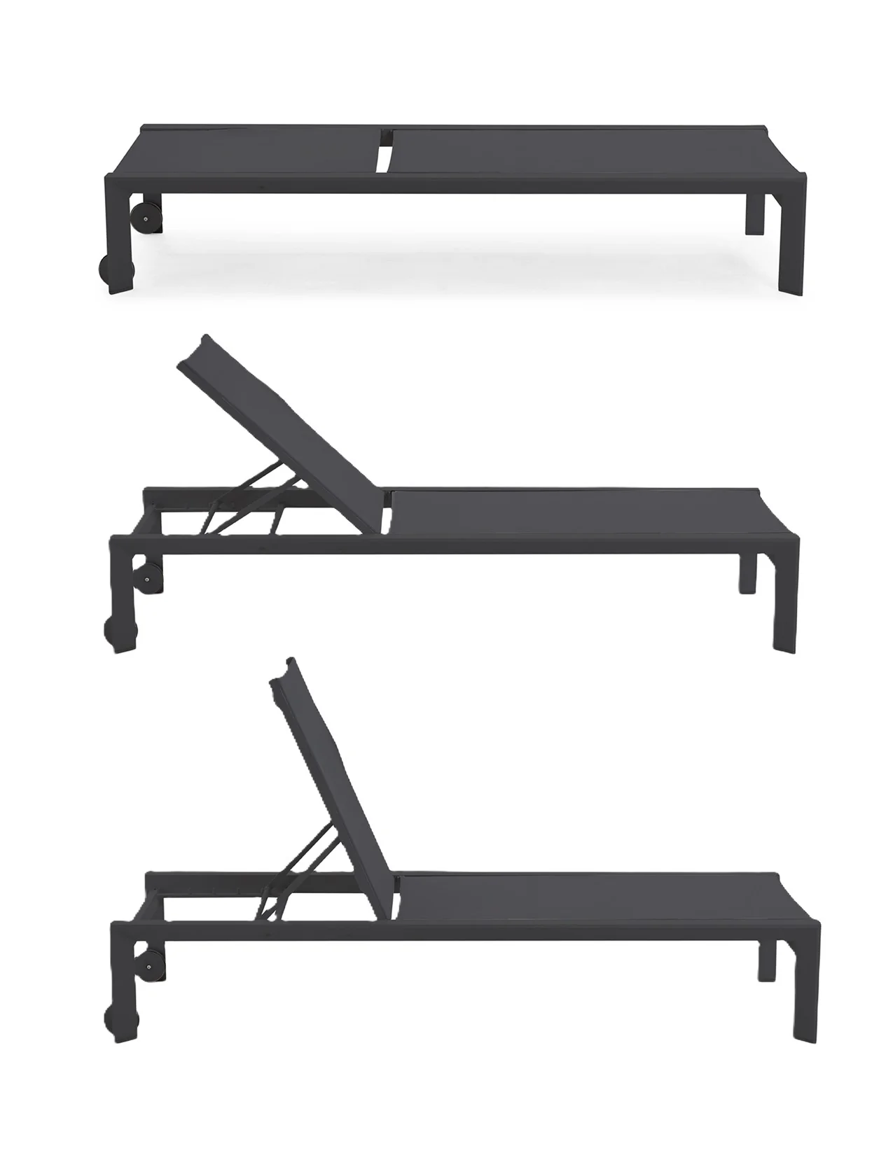Delta Multi-Position Aluminum Loungers - Image 9