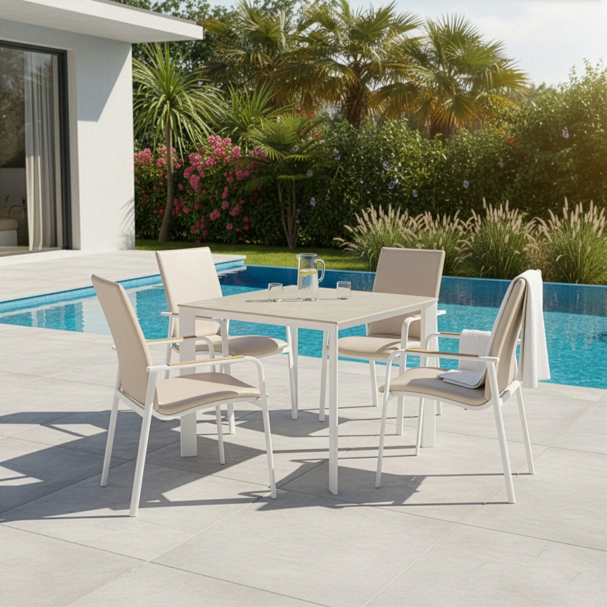 Diamond 5-Piece High Back Dining Sets