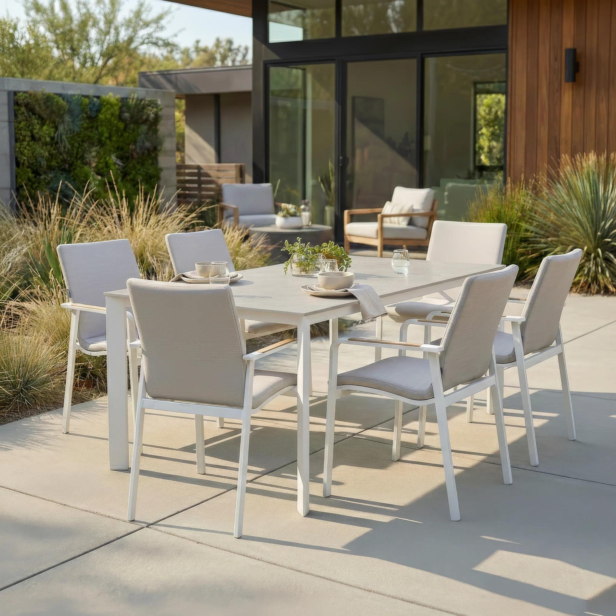 Diamond 7-Piece Mid-Back Dining Sets