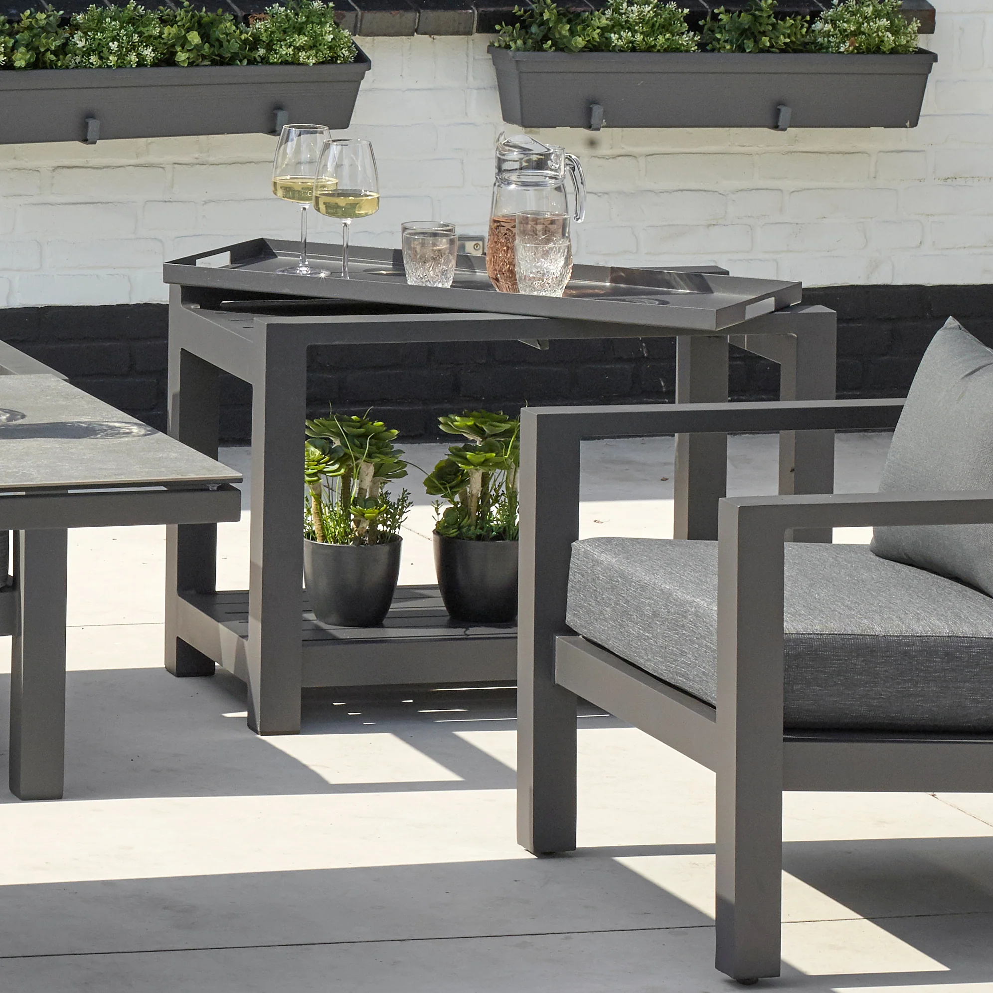 Easy Serving Trolley - Aluminum - Image 10