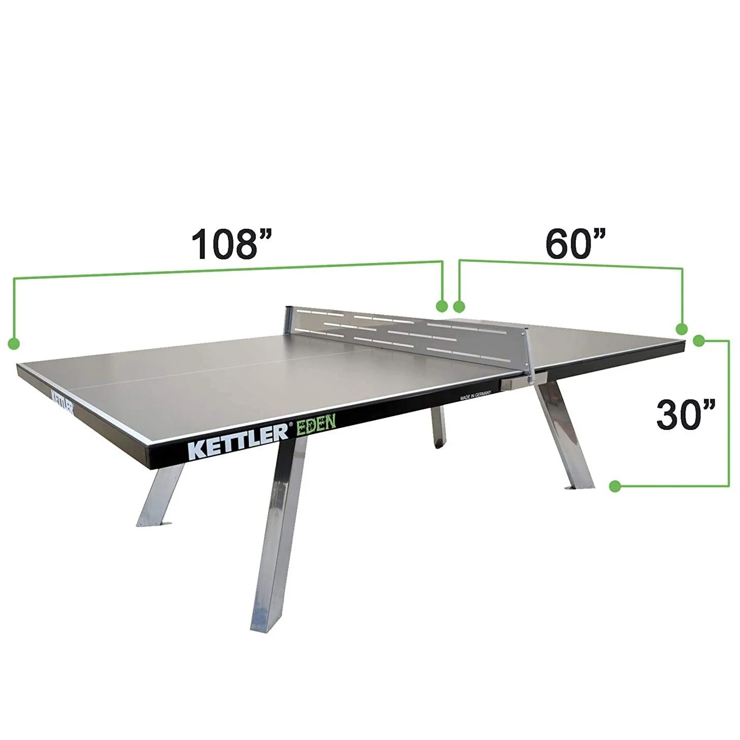Eden Outdoor Stationary Table Tennis Table - Image 4