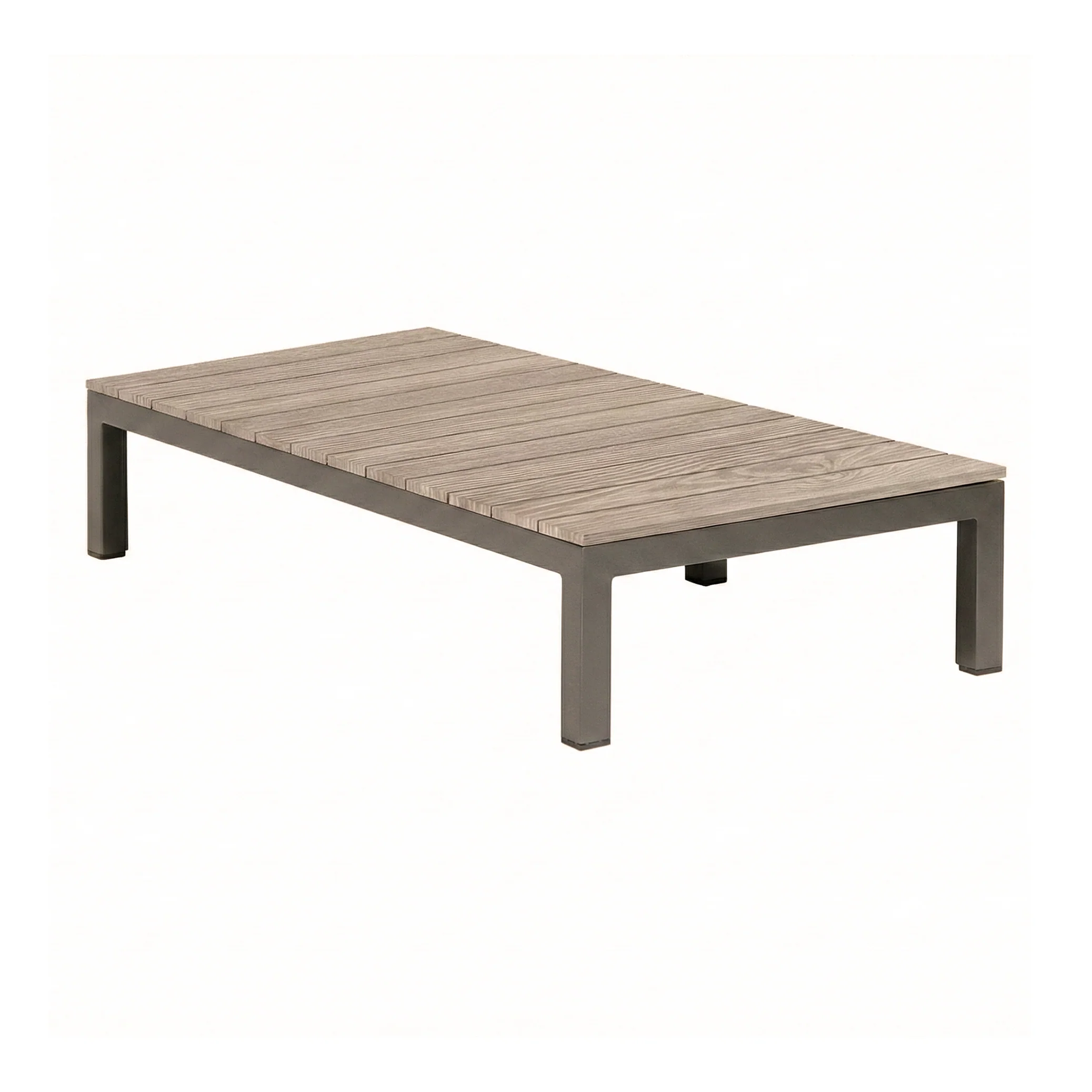 Elba Comfort 49x28-Inch Aluminum Coffee Table