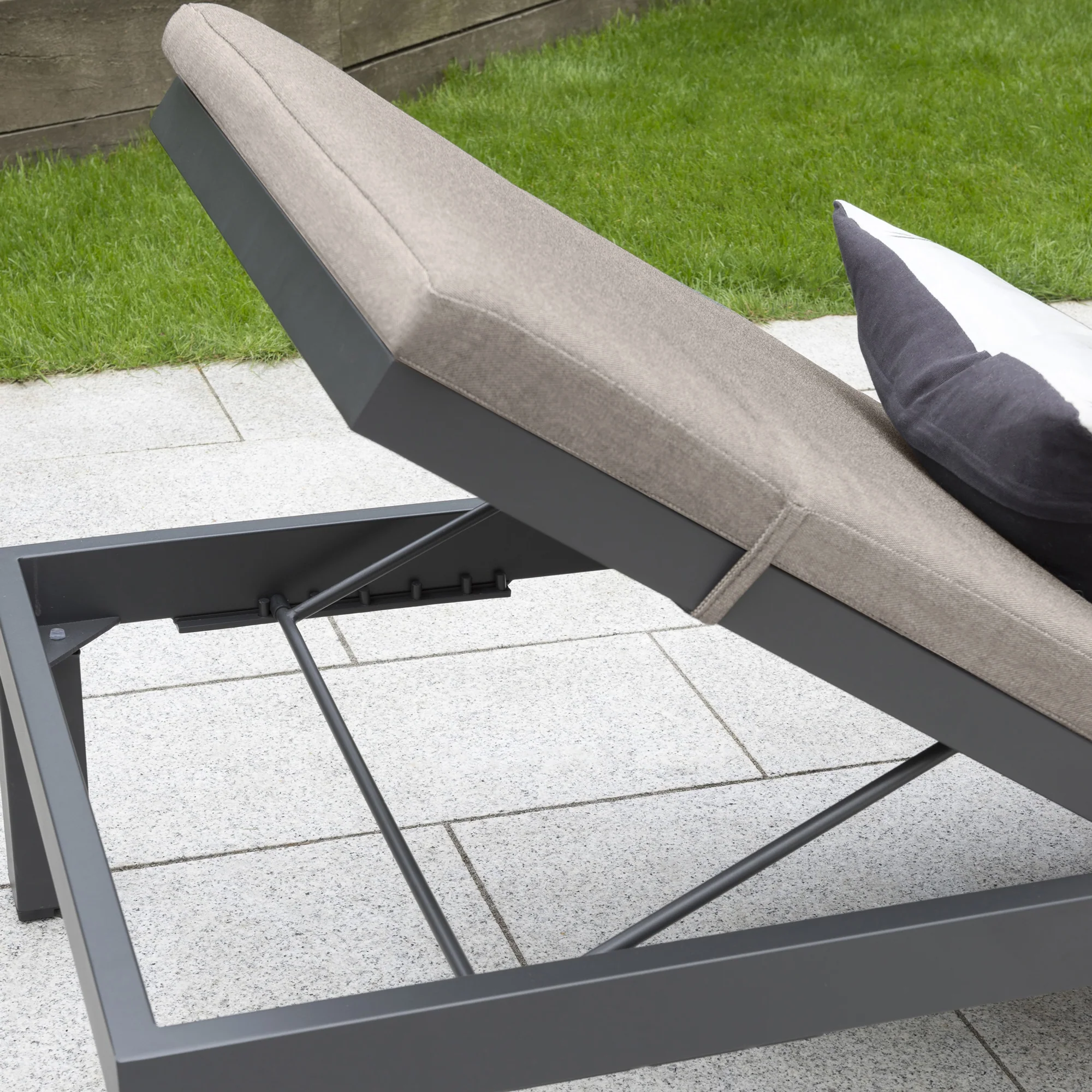 Elba Multi-Position Lounger with Cushion - Image 6