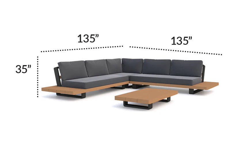 Fitz Roy Teak Corner Set - Image 12