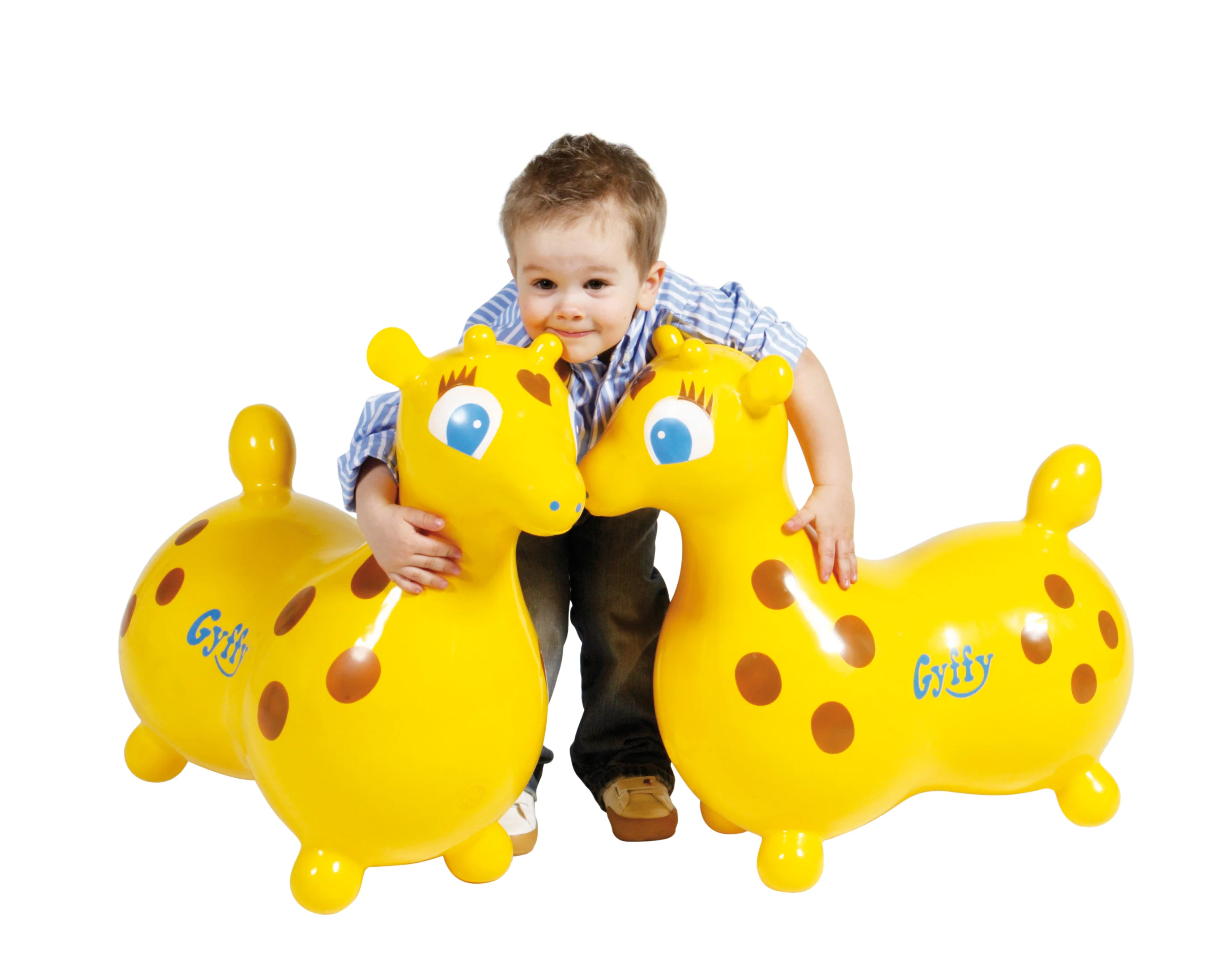 Gyffy The Giraffe Bounce Toy With Pump - Image 5