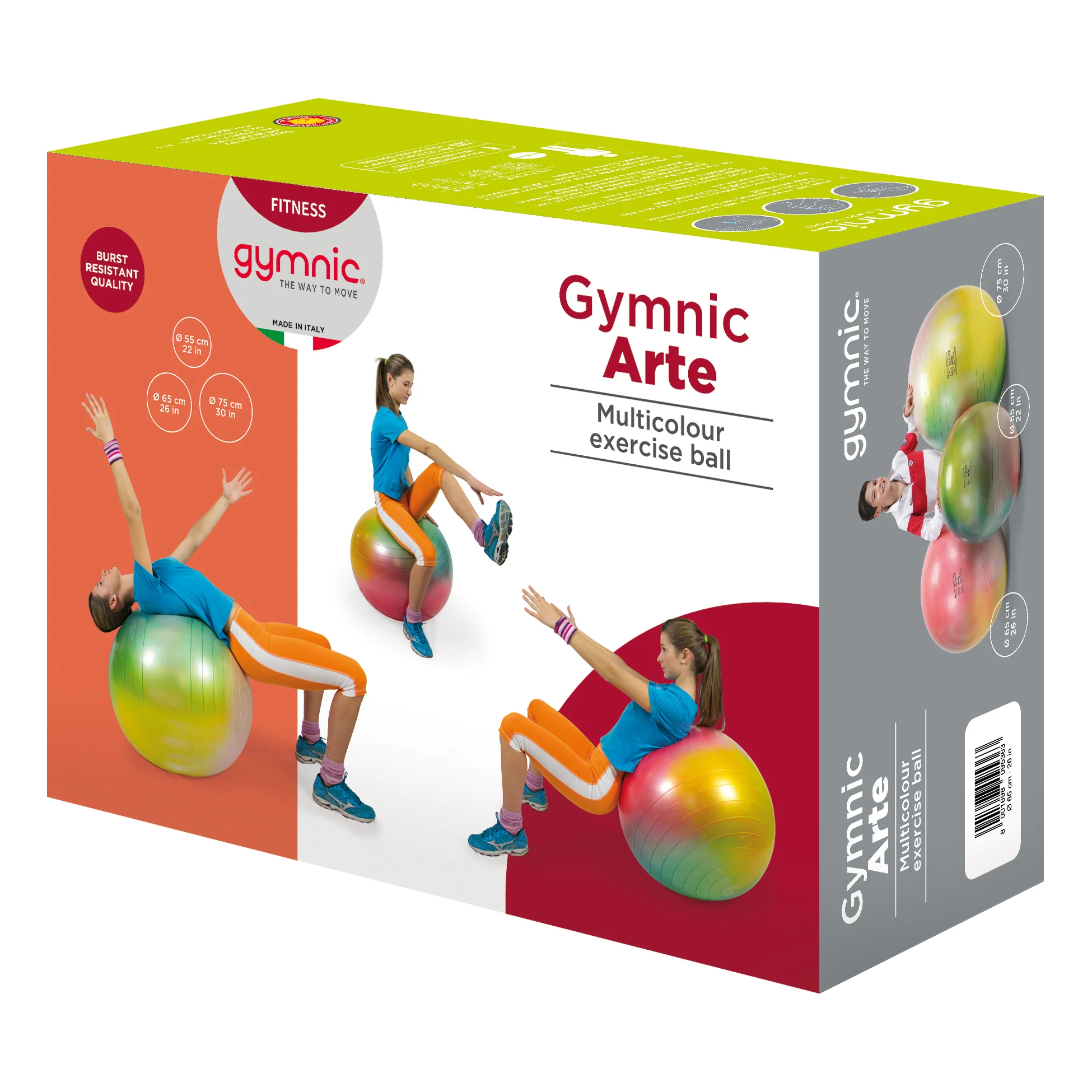 Gymnic Arte BRQ Physiotherapy &amp; Fitness Balls - Image 6