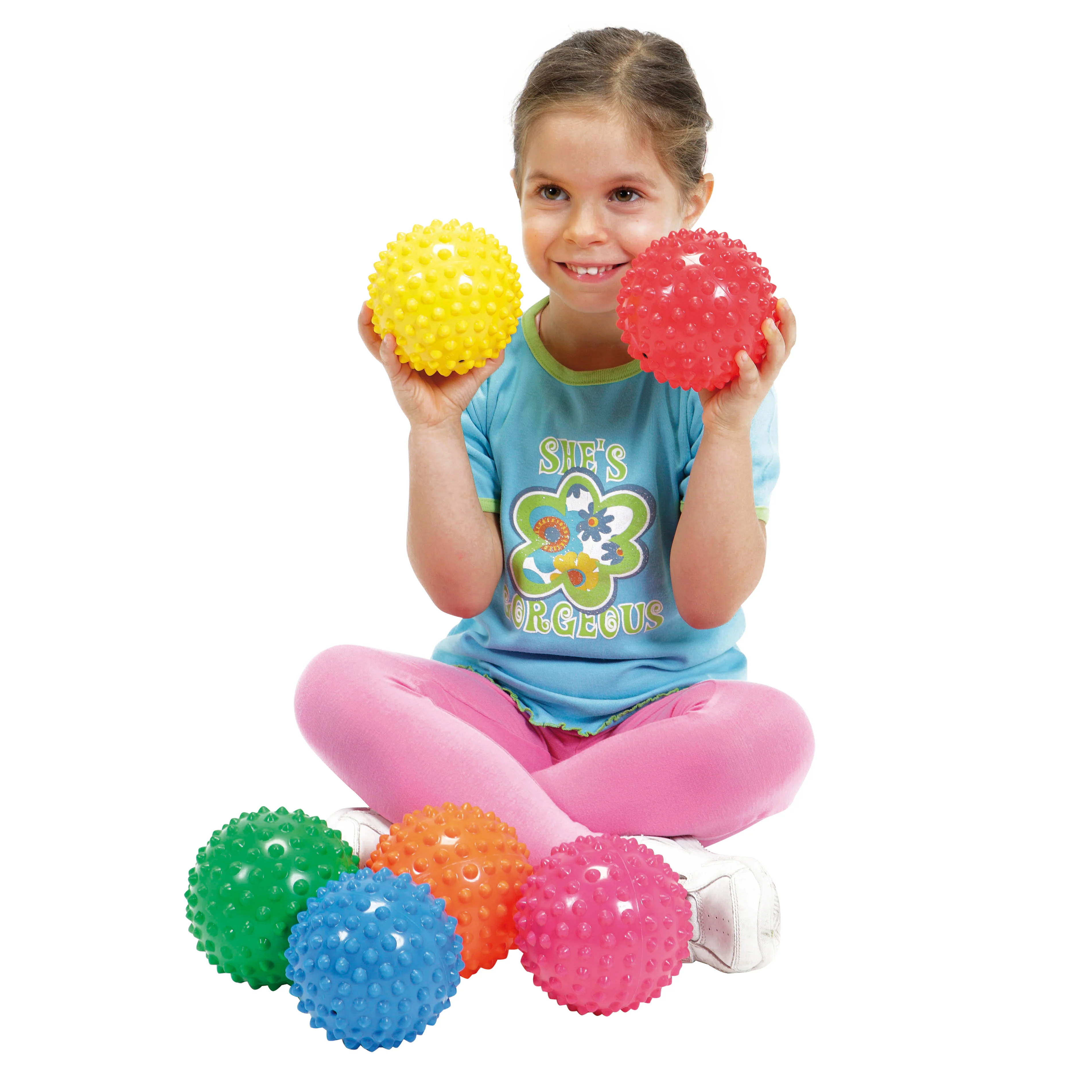 Gymnic Easy Grip Set of 6 Multicolored balls - Image 3