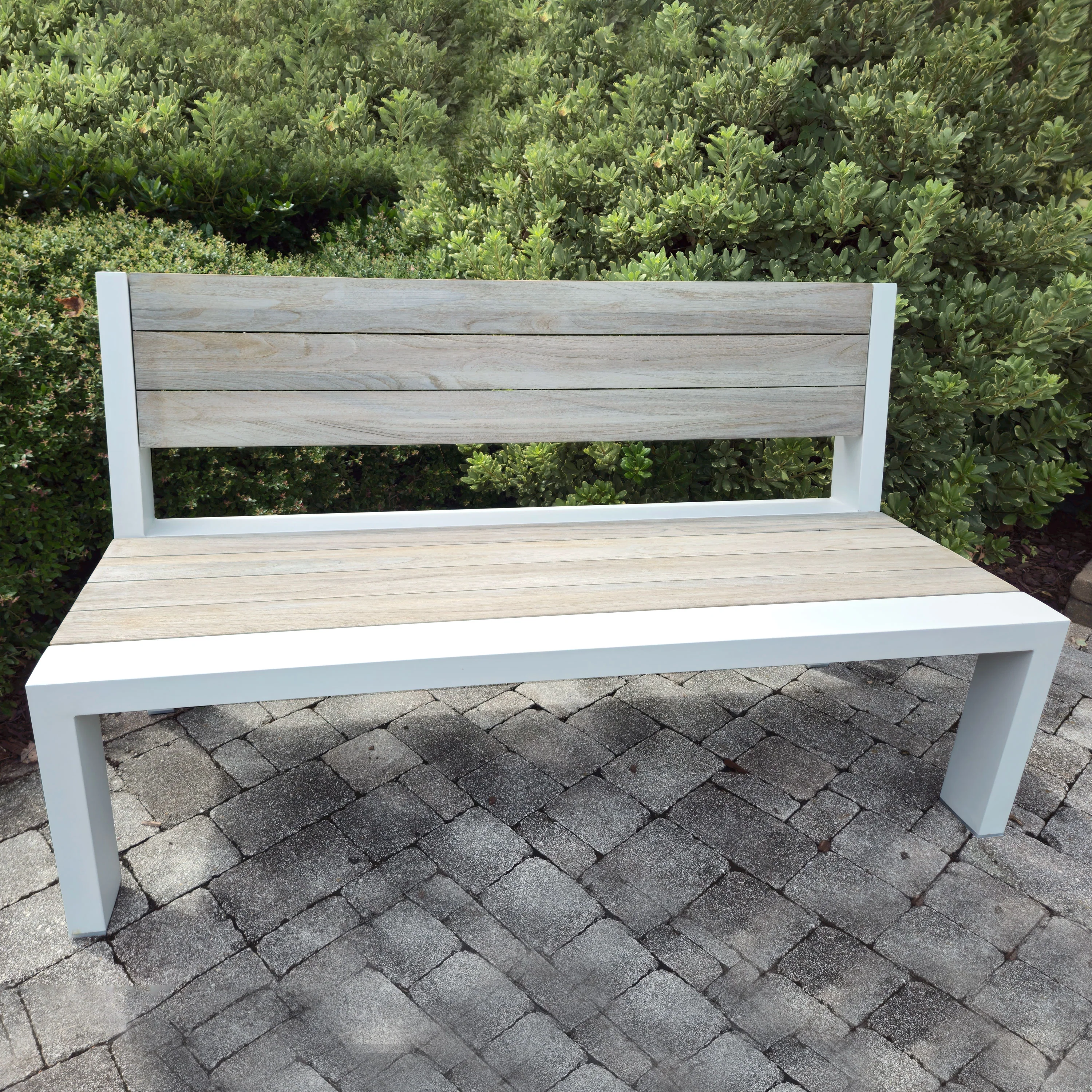 Java Robust Aluminum / Teak Benches - Image 3