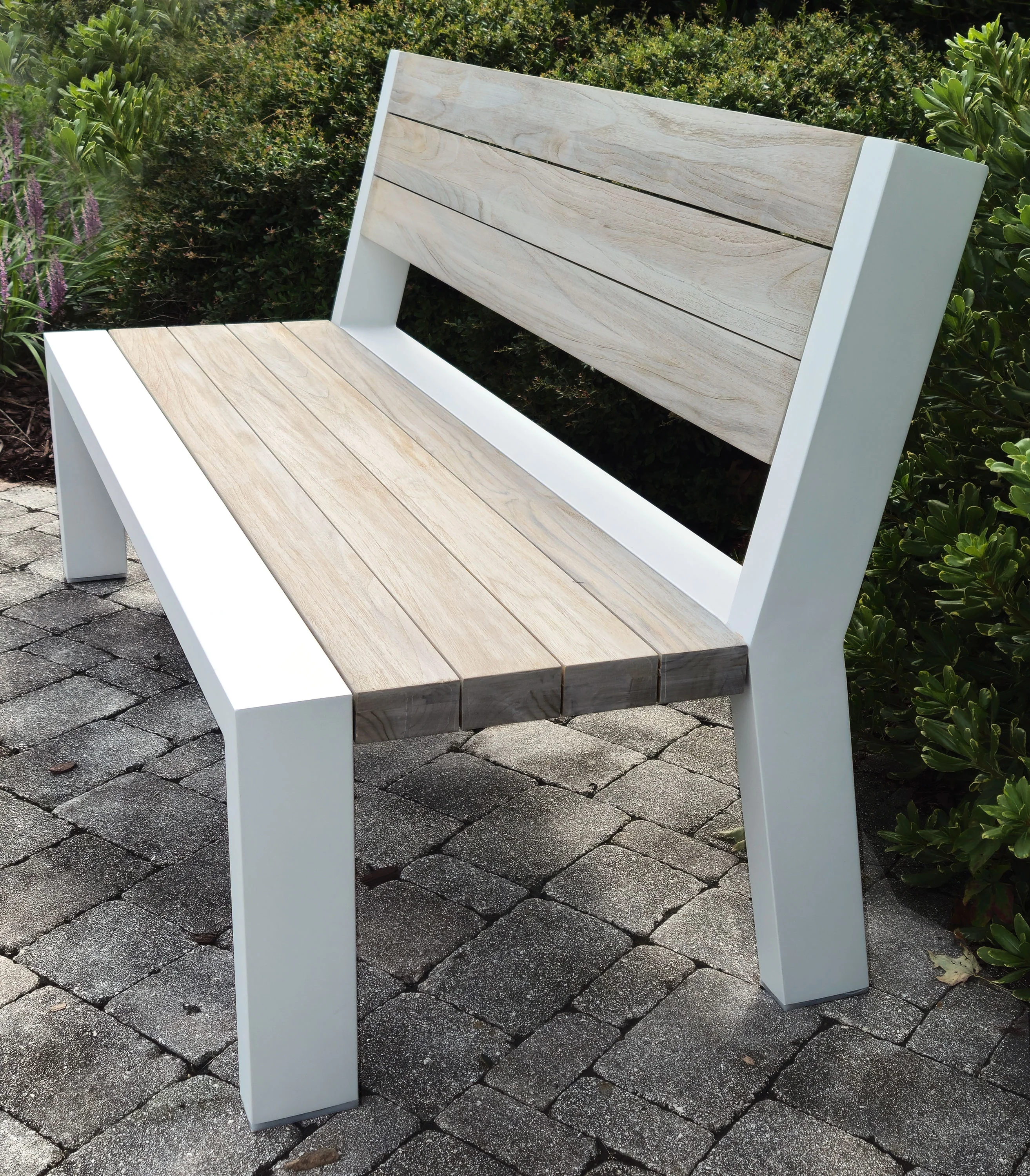 Java Robust Aluminum / Teak Benches - Image 4