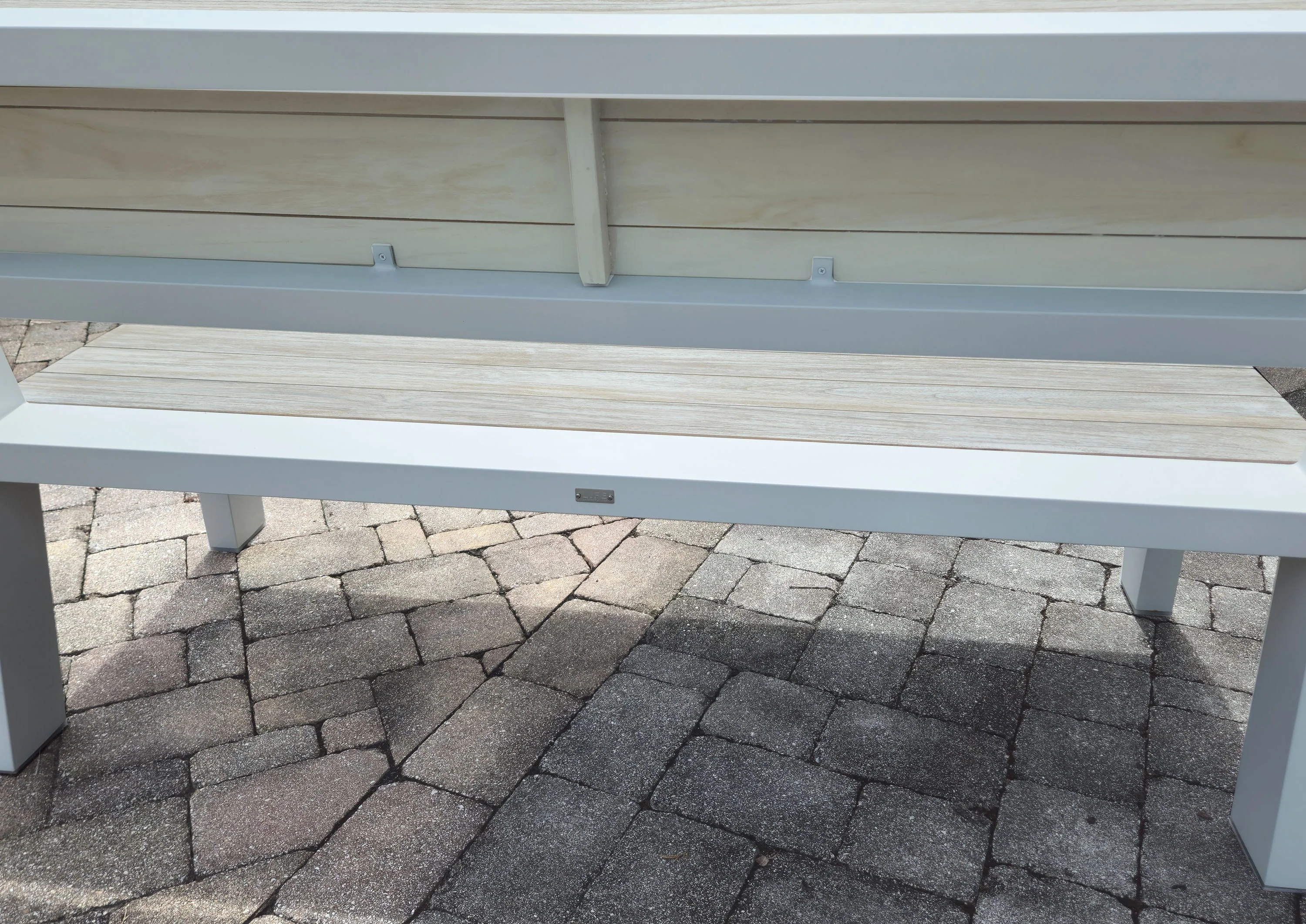 Java Robust Aluminum / Teak Benches - Image 6