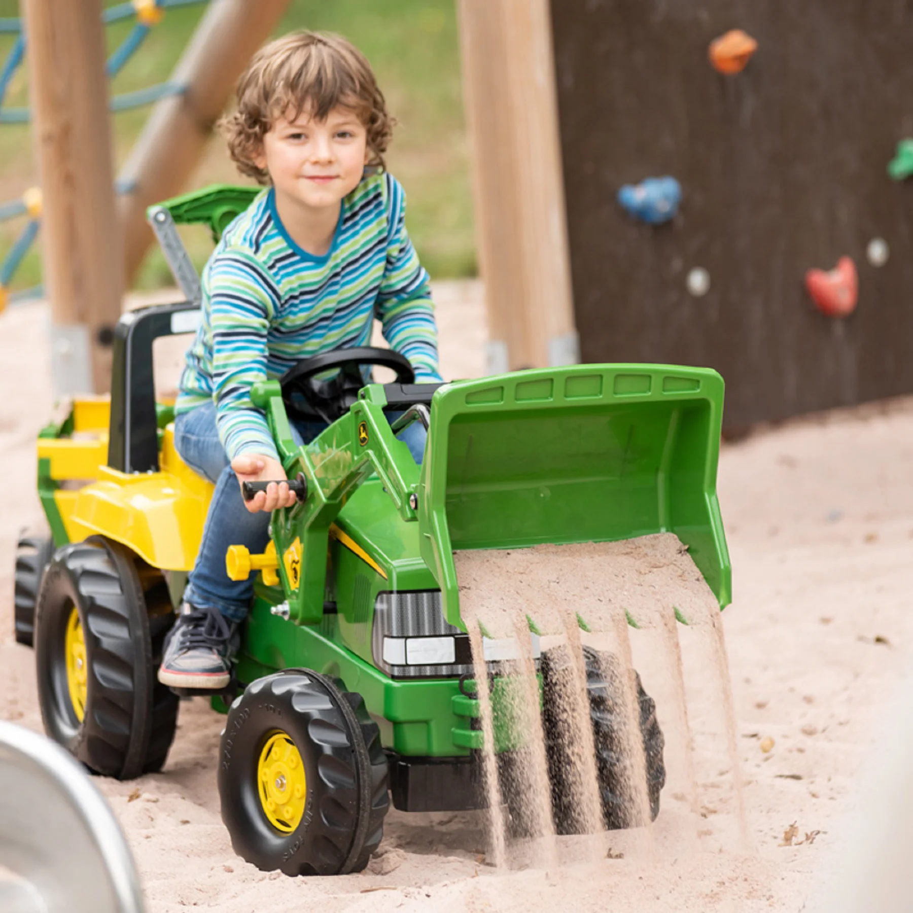 John Deere Pedal Loader With Backhoe - Image 4