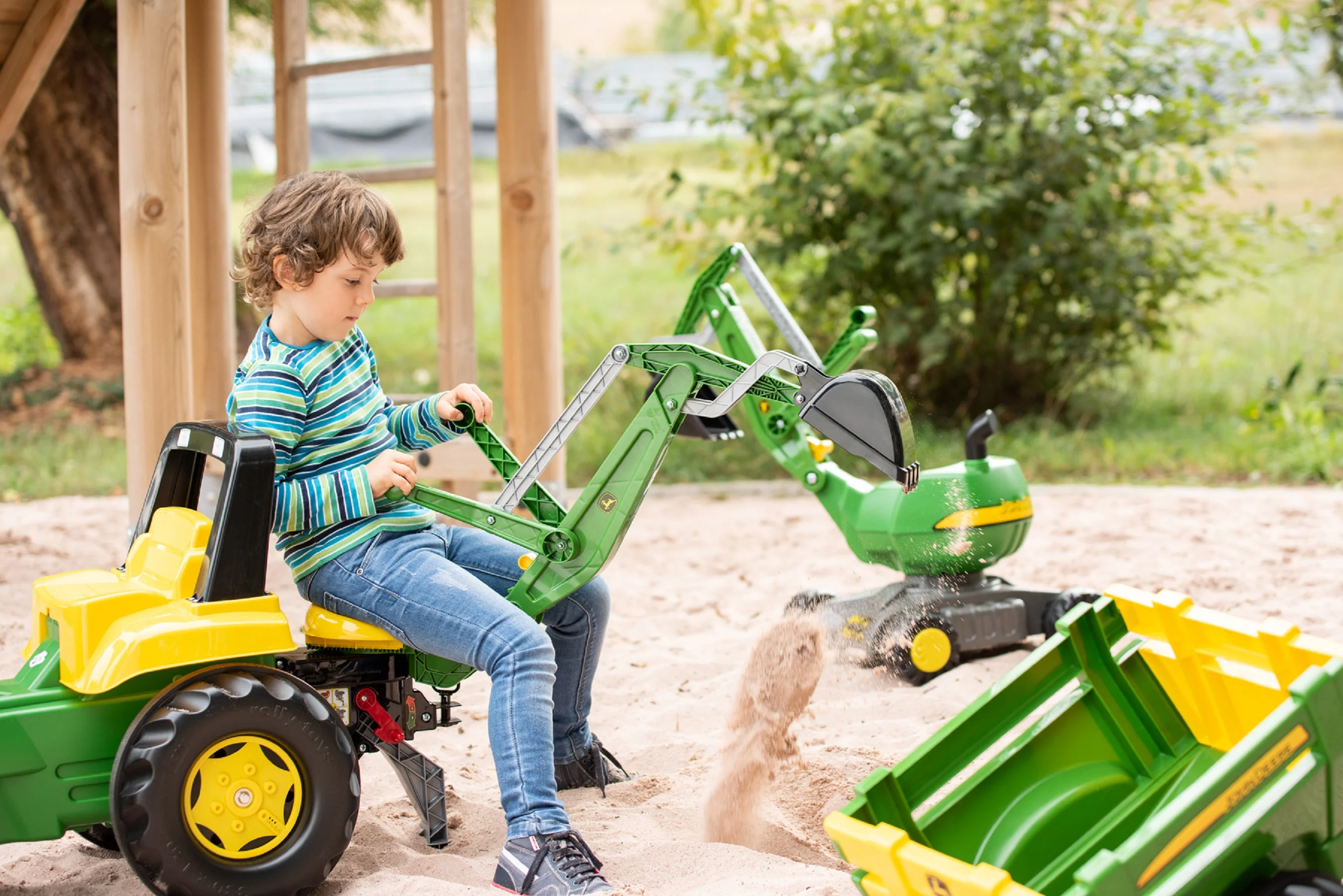 John Deere Pedal Loader With Backhoe - Image 7