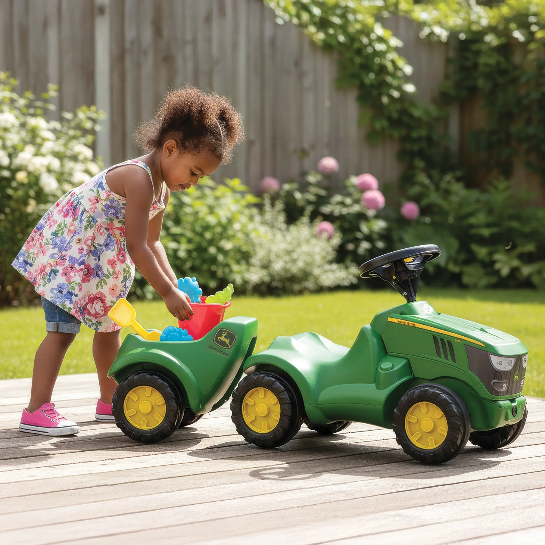 John Deere Minitrac Foot To Floor Ride-On - Image 8