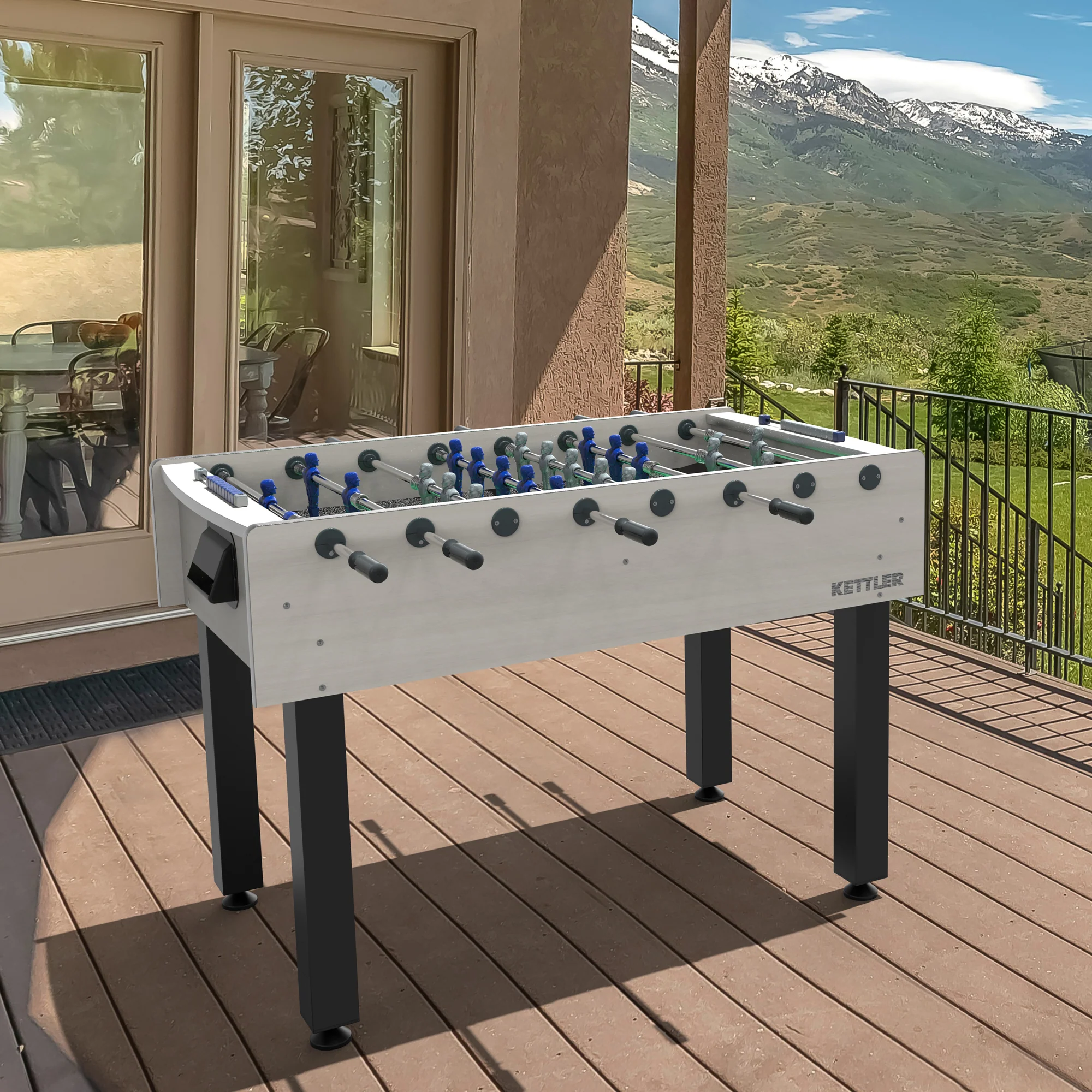 KETTLER Milano Outdoor Foosball Table - Image 4