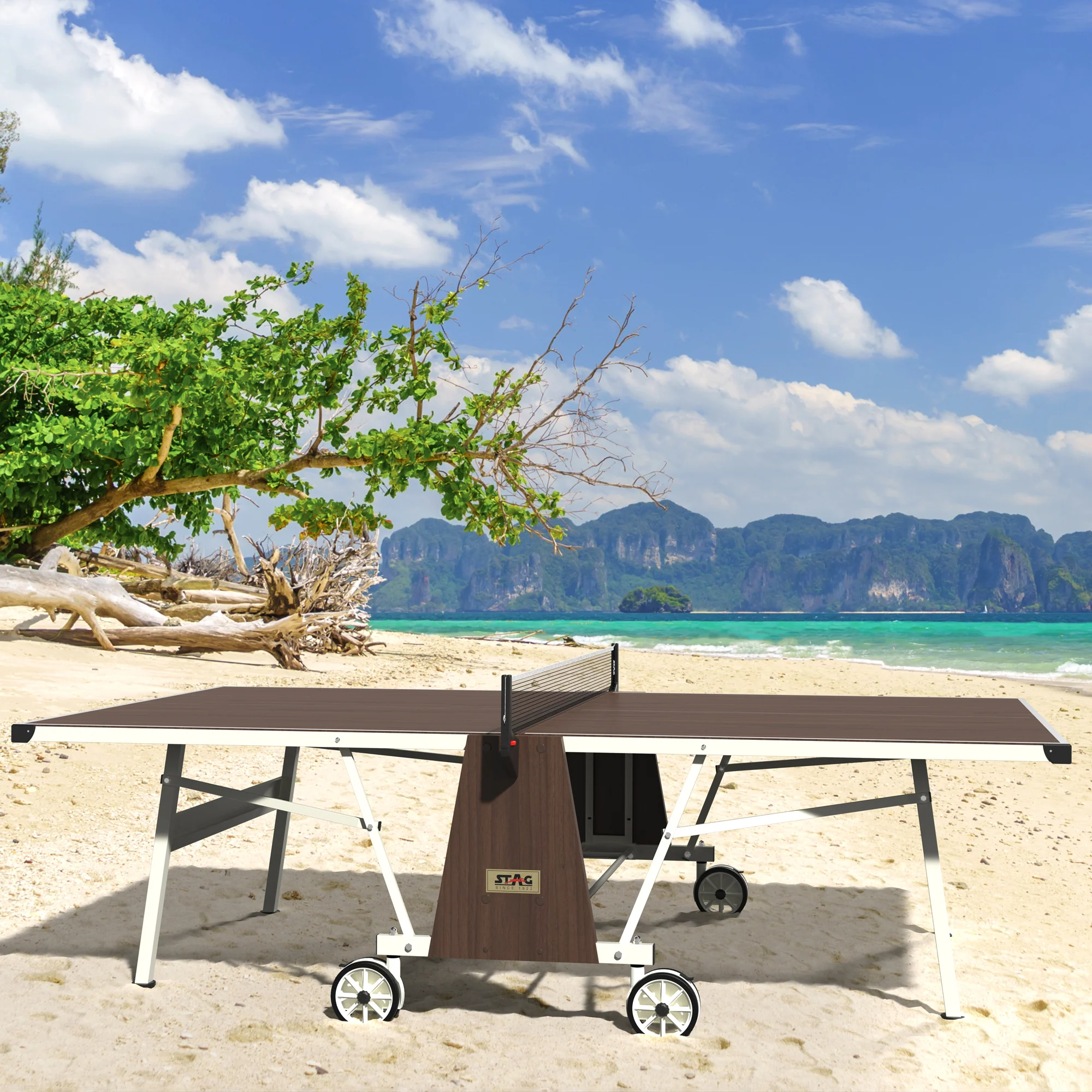 Kona Outdoor Table Tennis Table 4-Player Bundle - Image 4