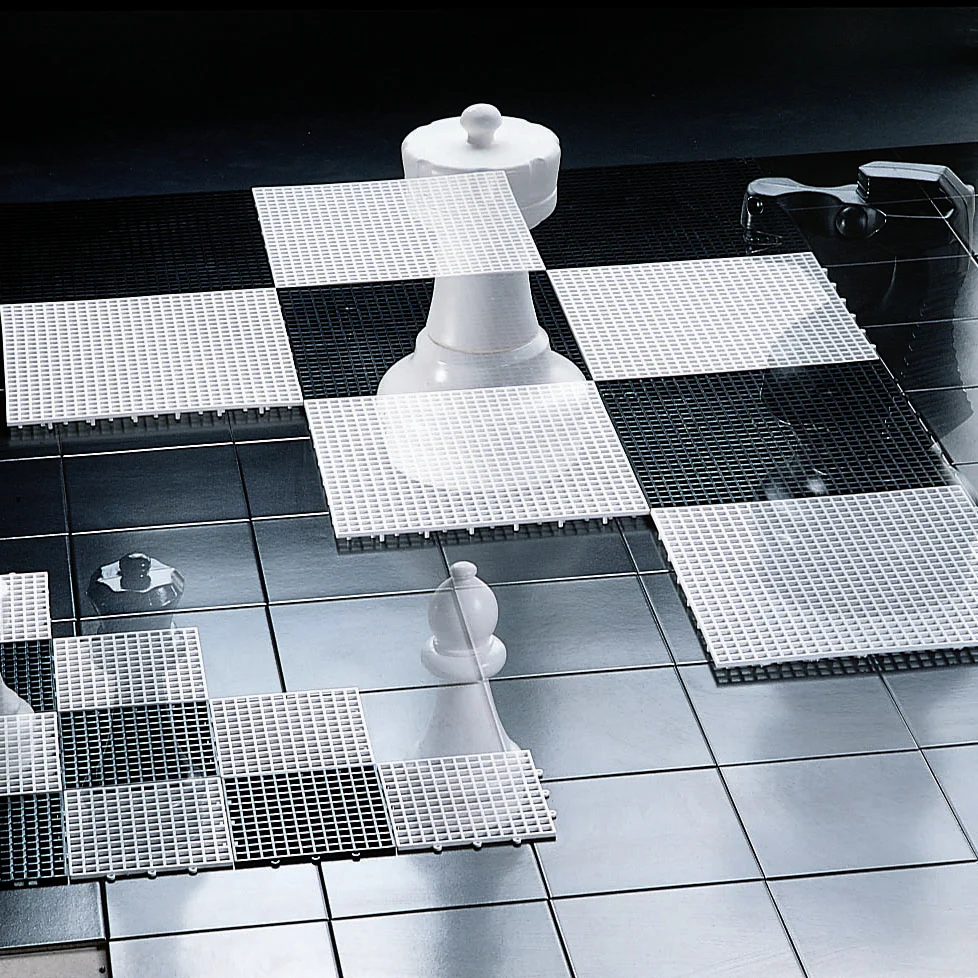 Giant 10x10 Tile Game Board For Use With Oversized Chess or Checker Sets - Image 2