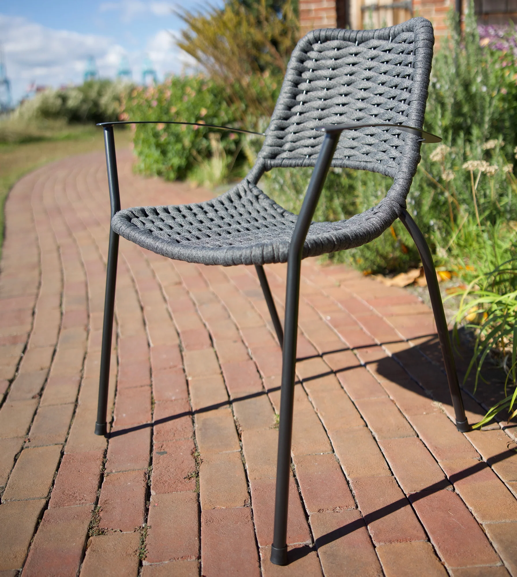 Metro Rope Stackable Arm Chair - Image 4