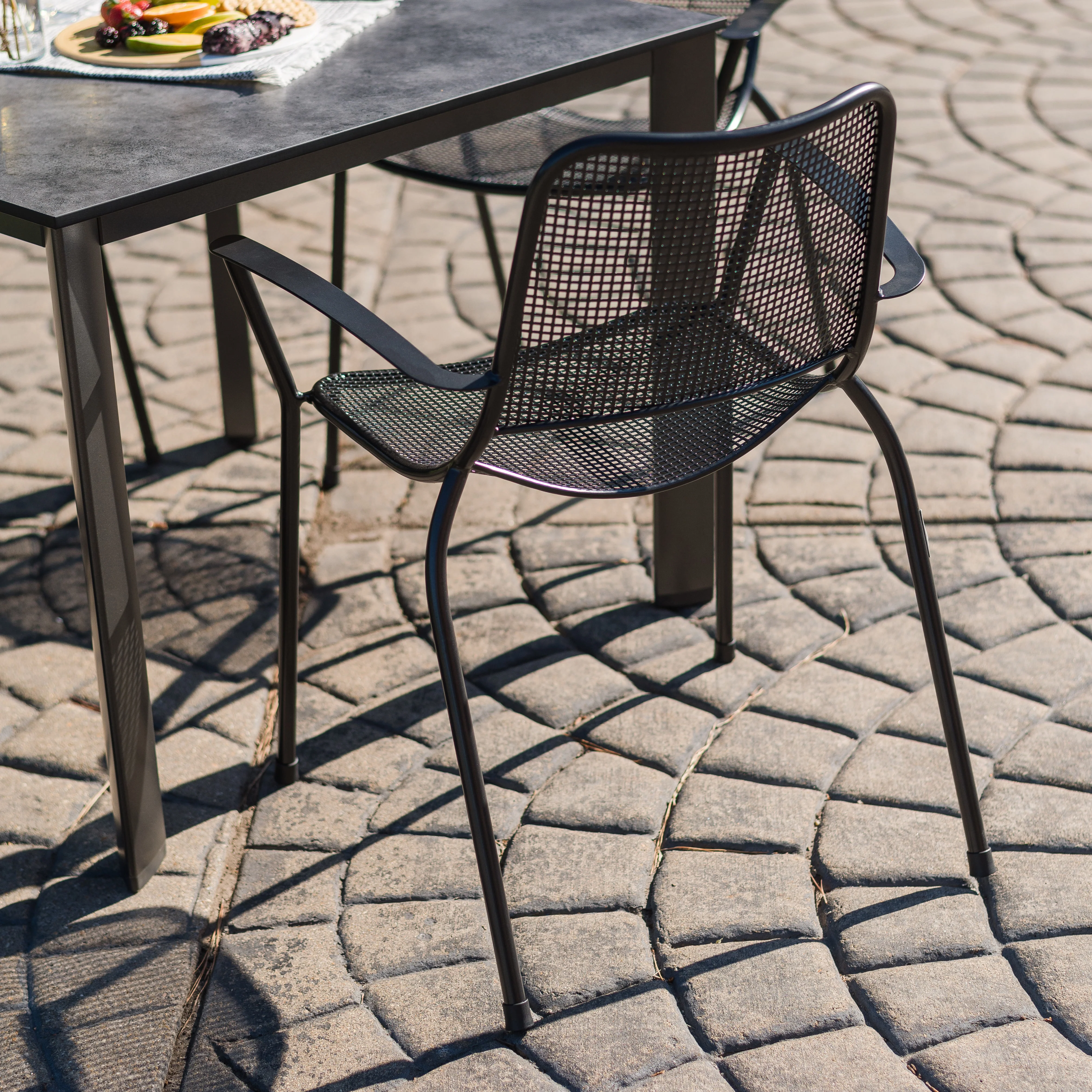 Metro Stacking Arm Chair - Set of 4 - Image 2