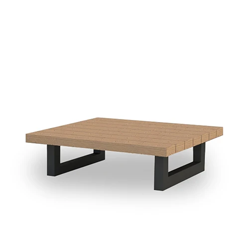 Nevada 55x55x17-inch Teak Coffee Table