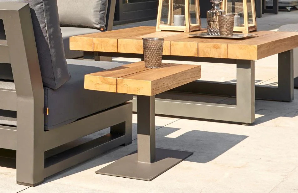 Nevada 55x55x17-inch Teak Coffee Table - Image 7