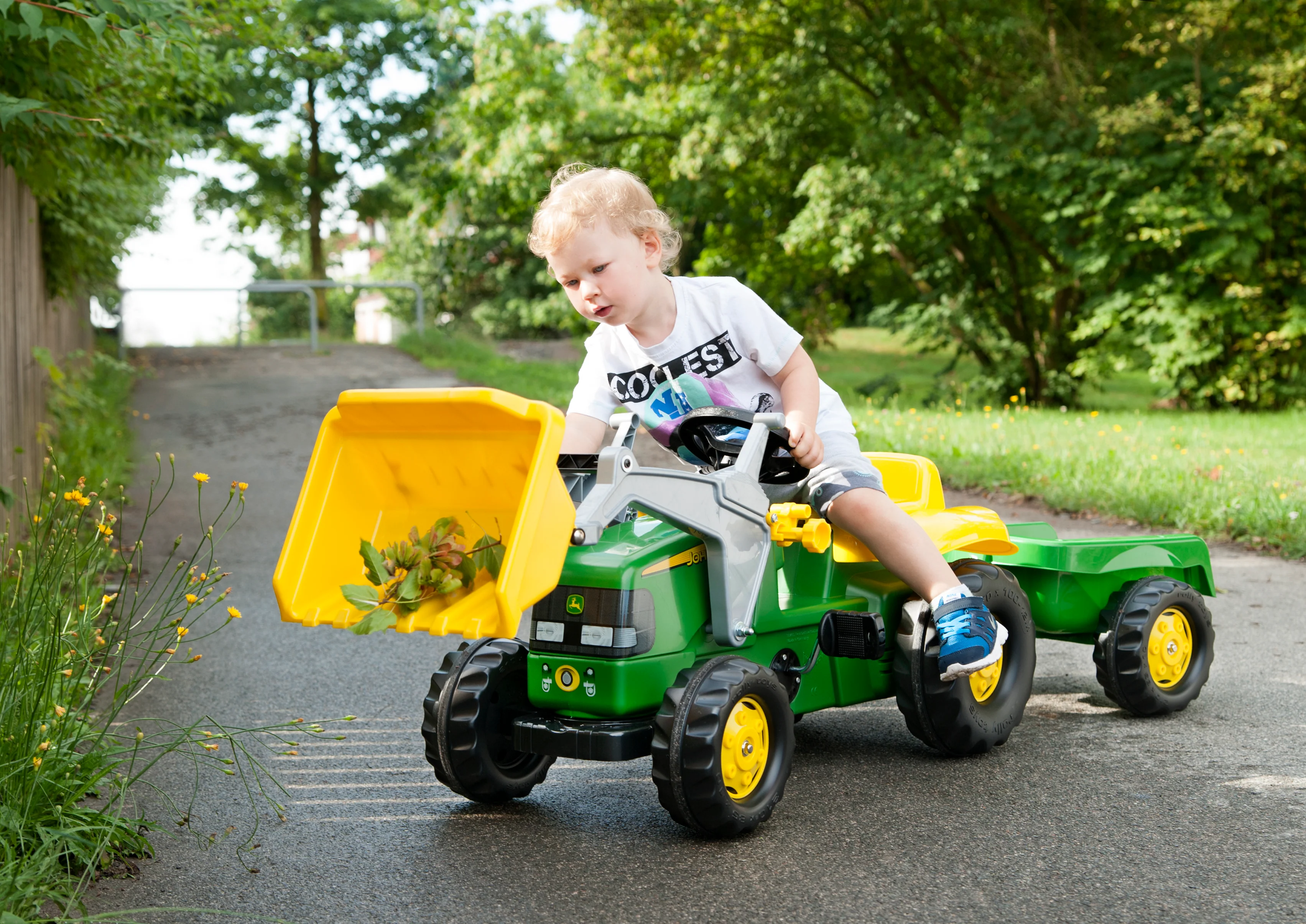 John Deere Pedal Tractor With Loader - Image 5