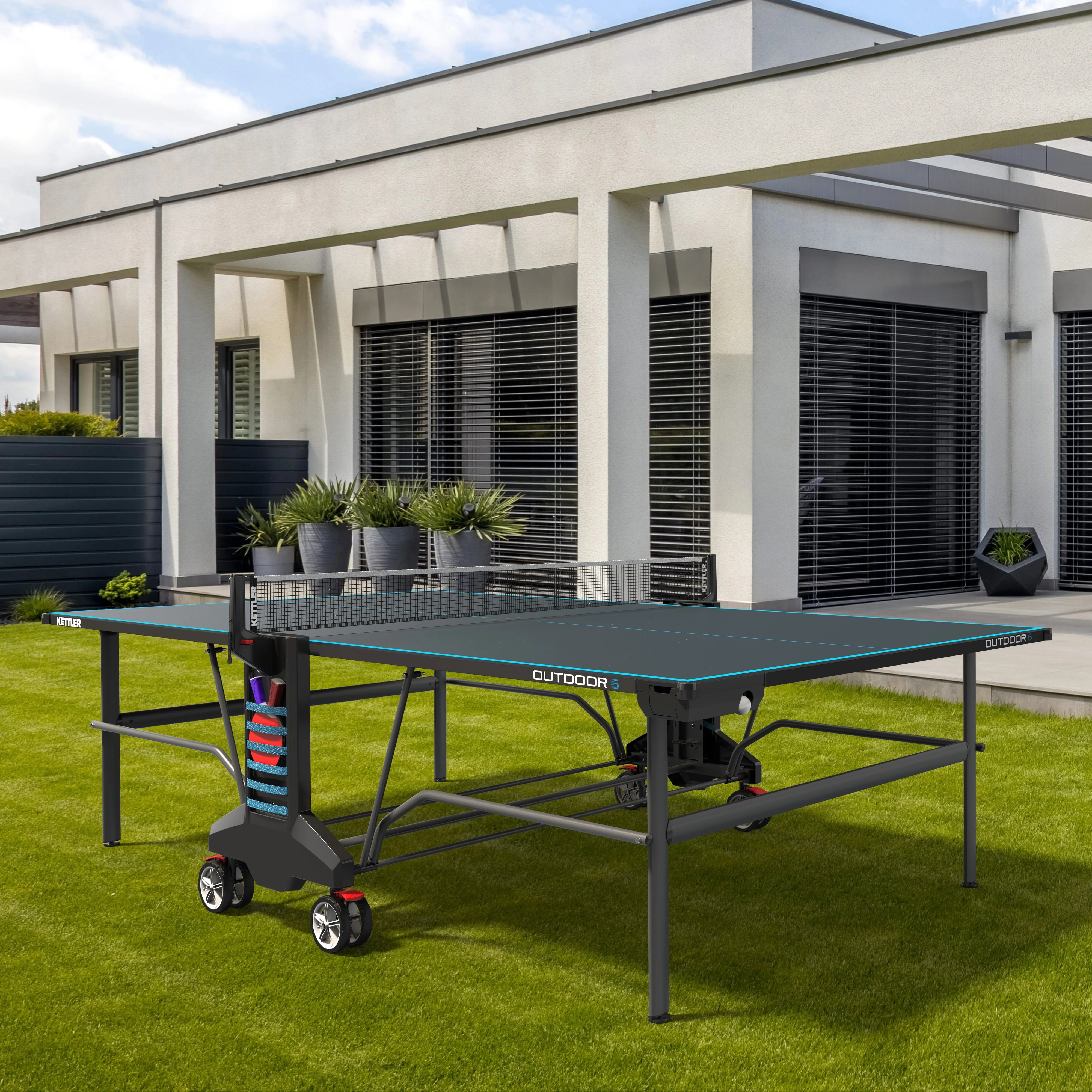 Outdoor 6 Table Tennis Table - Image 4