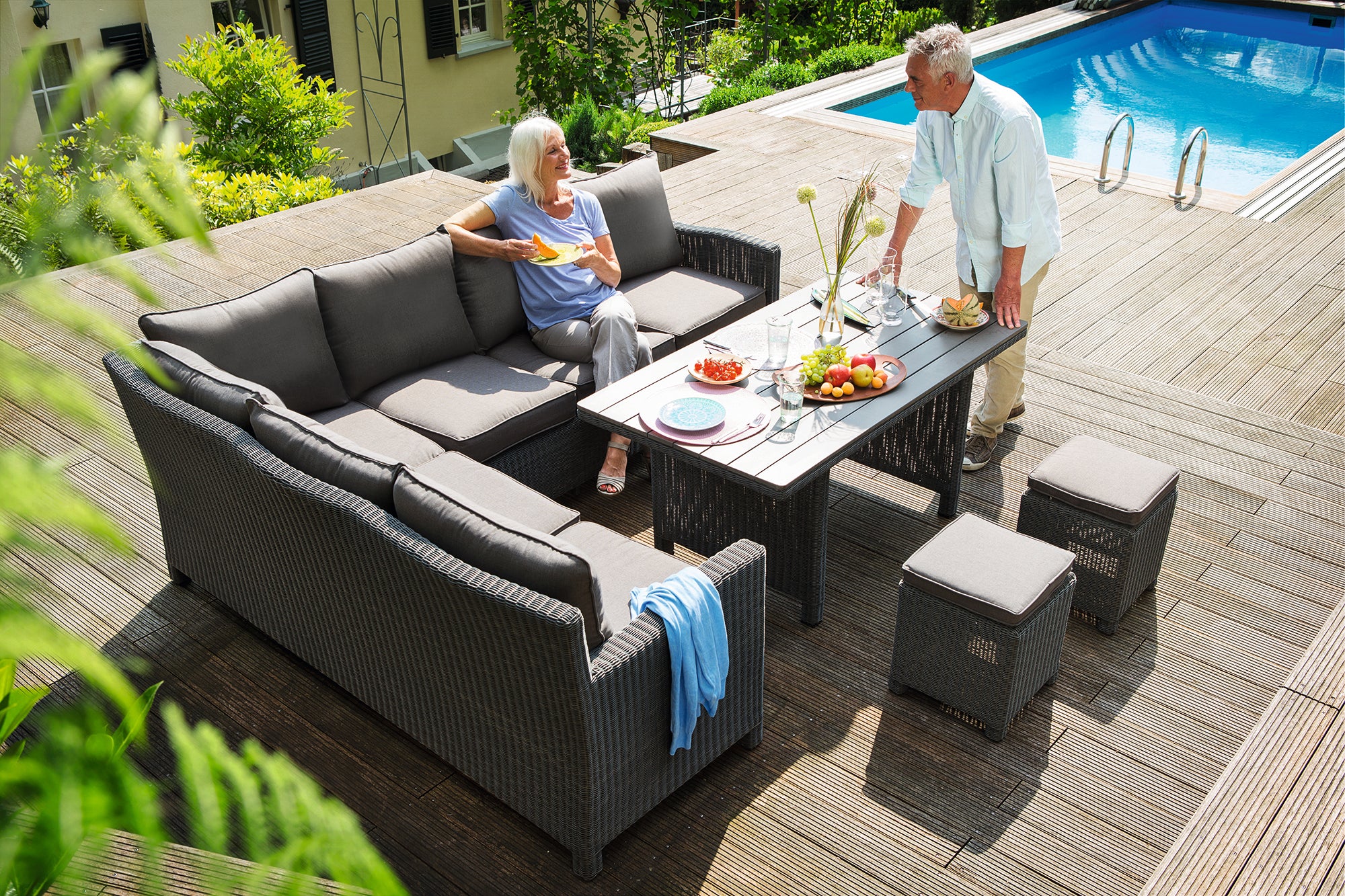 Palma Modular Wicker Right Arm Chair - Image 4