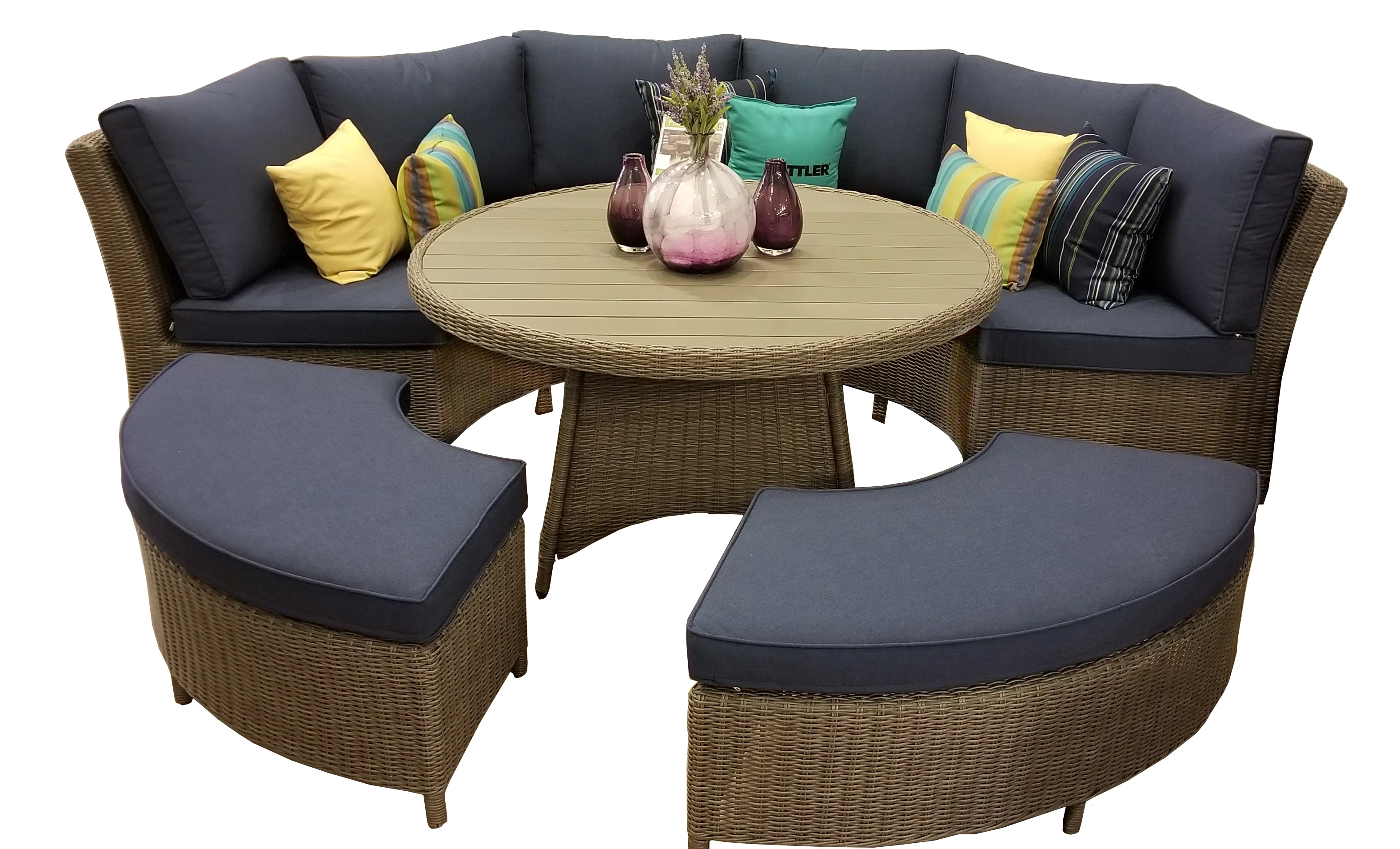 Palma Round Casual Dining Table - Image 6