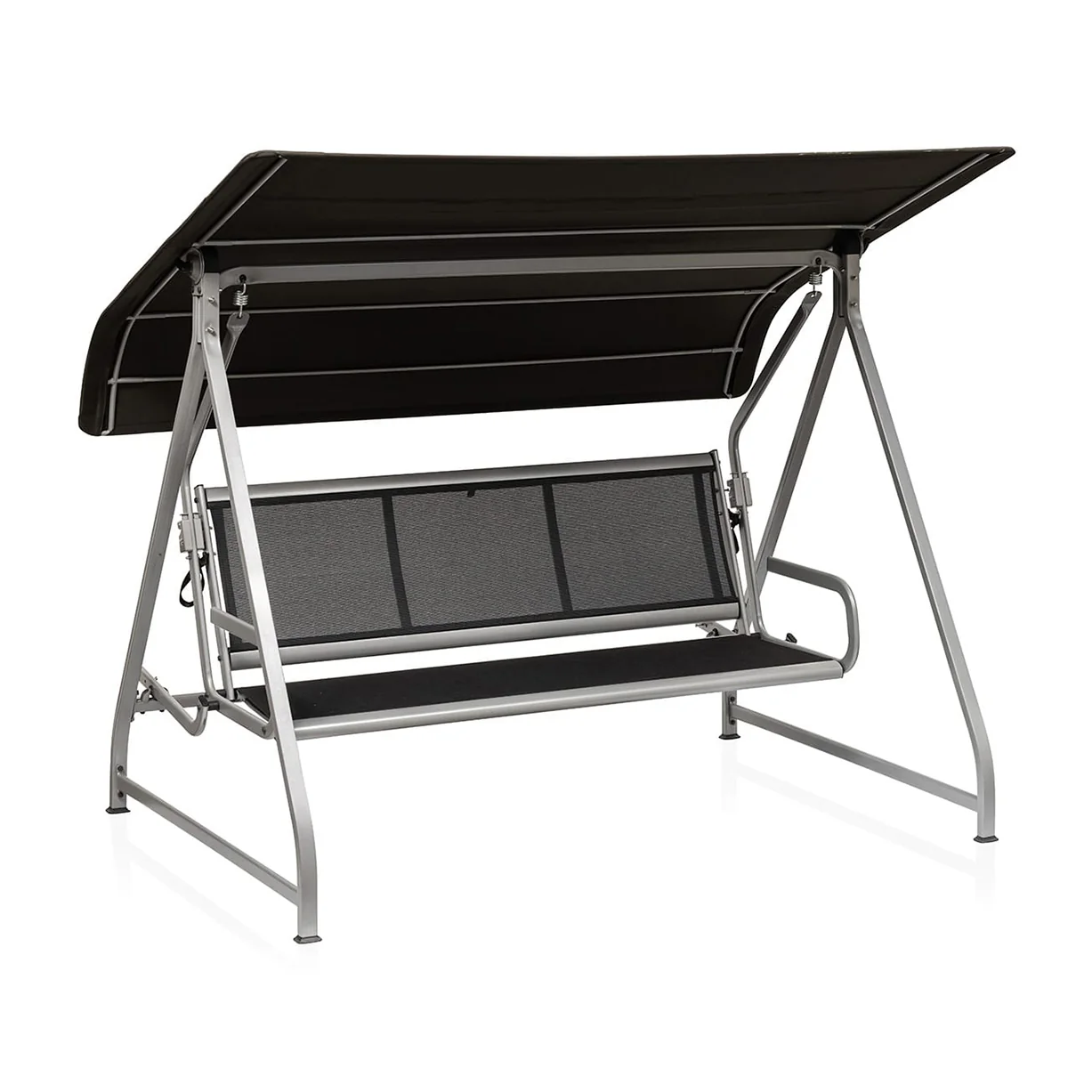 Paradiso 3-Seater Reclining Swing/Daybed - Silver/Anthracite