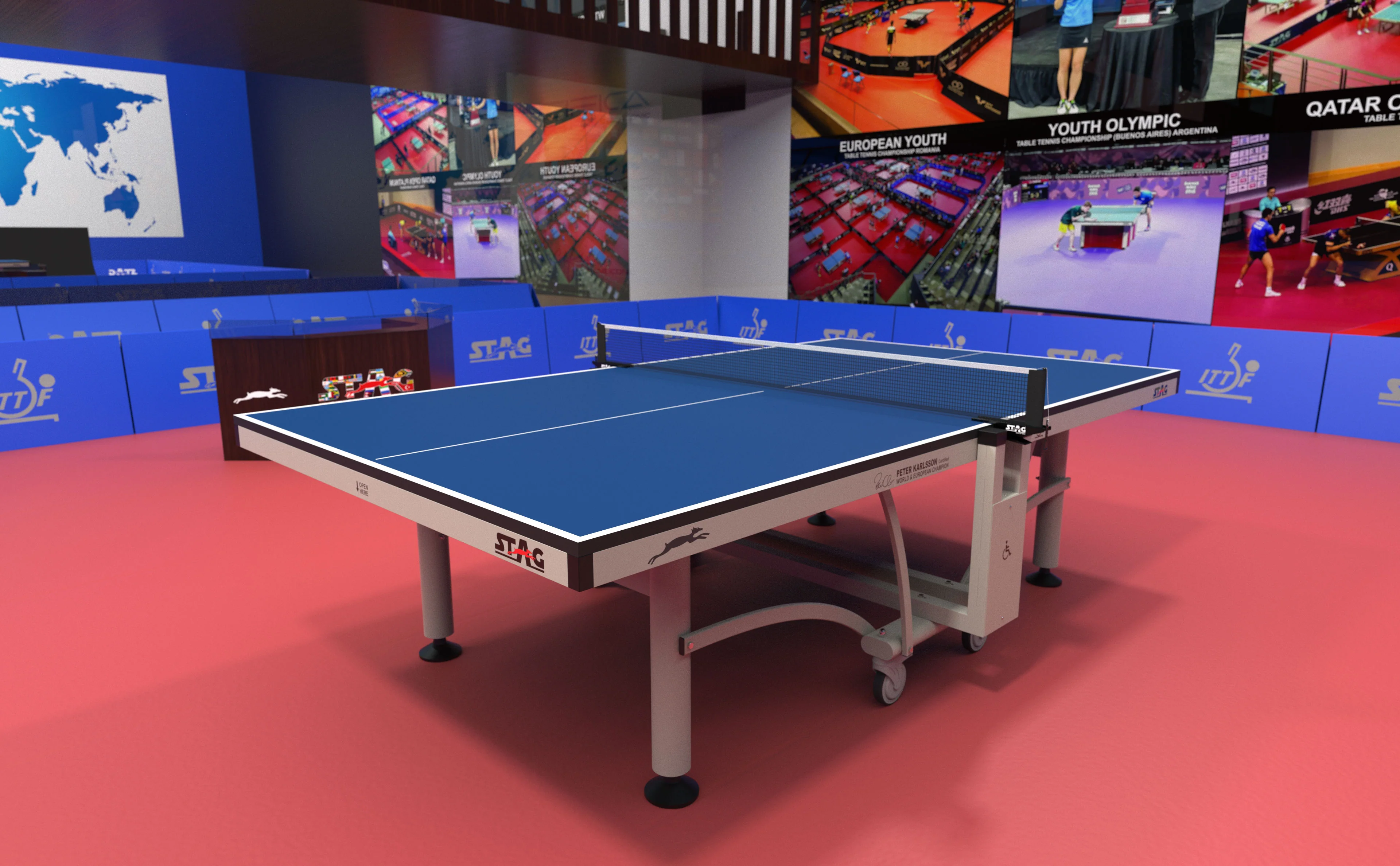 Peter Karlsson Competition Indoor Table Tennis Table - Image 6