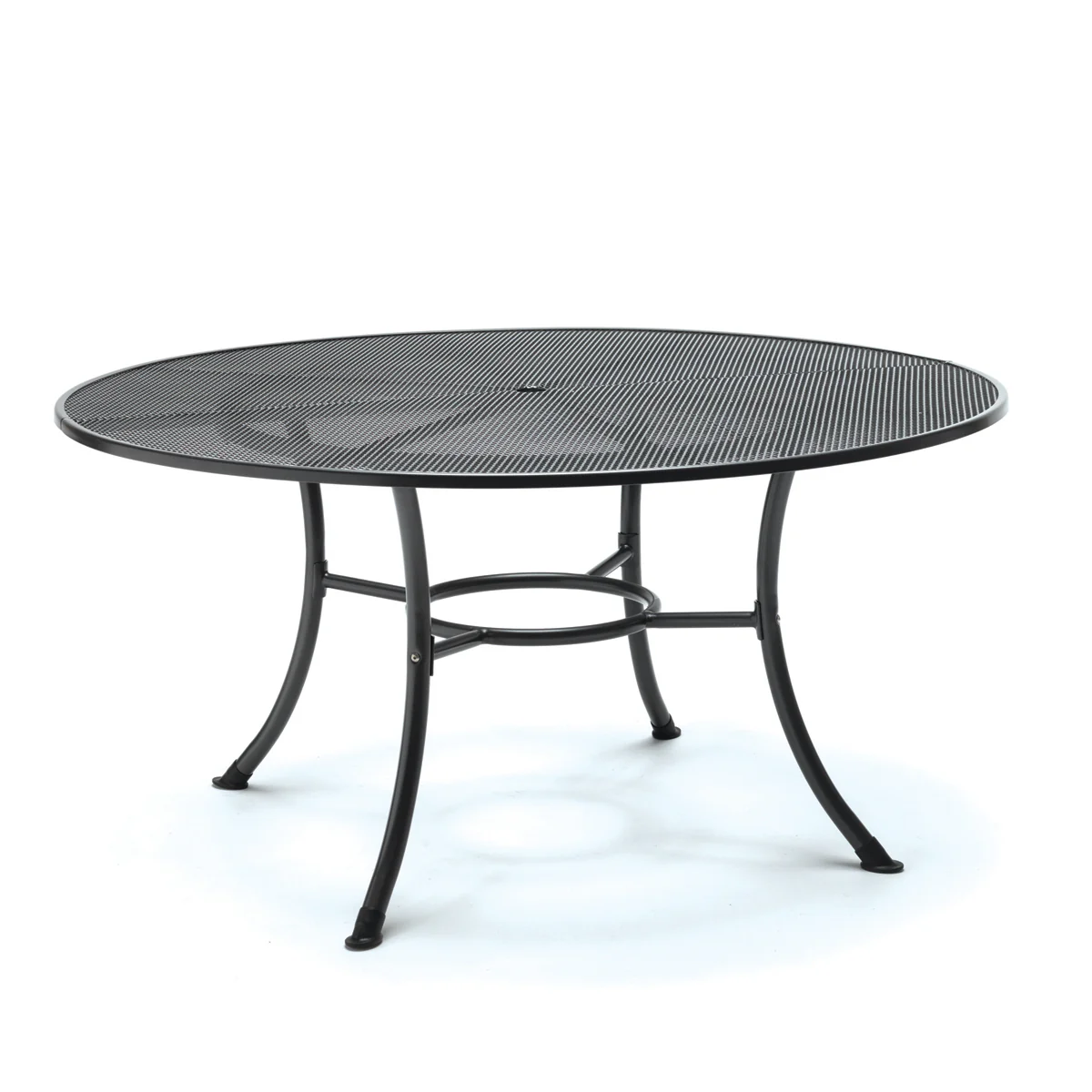 Pilano 7-Piece Round Wrought Iron Dining Set - Image 8