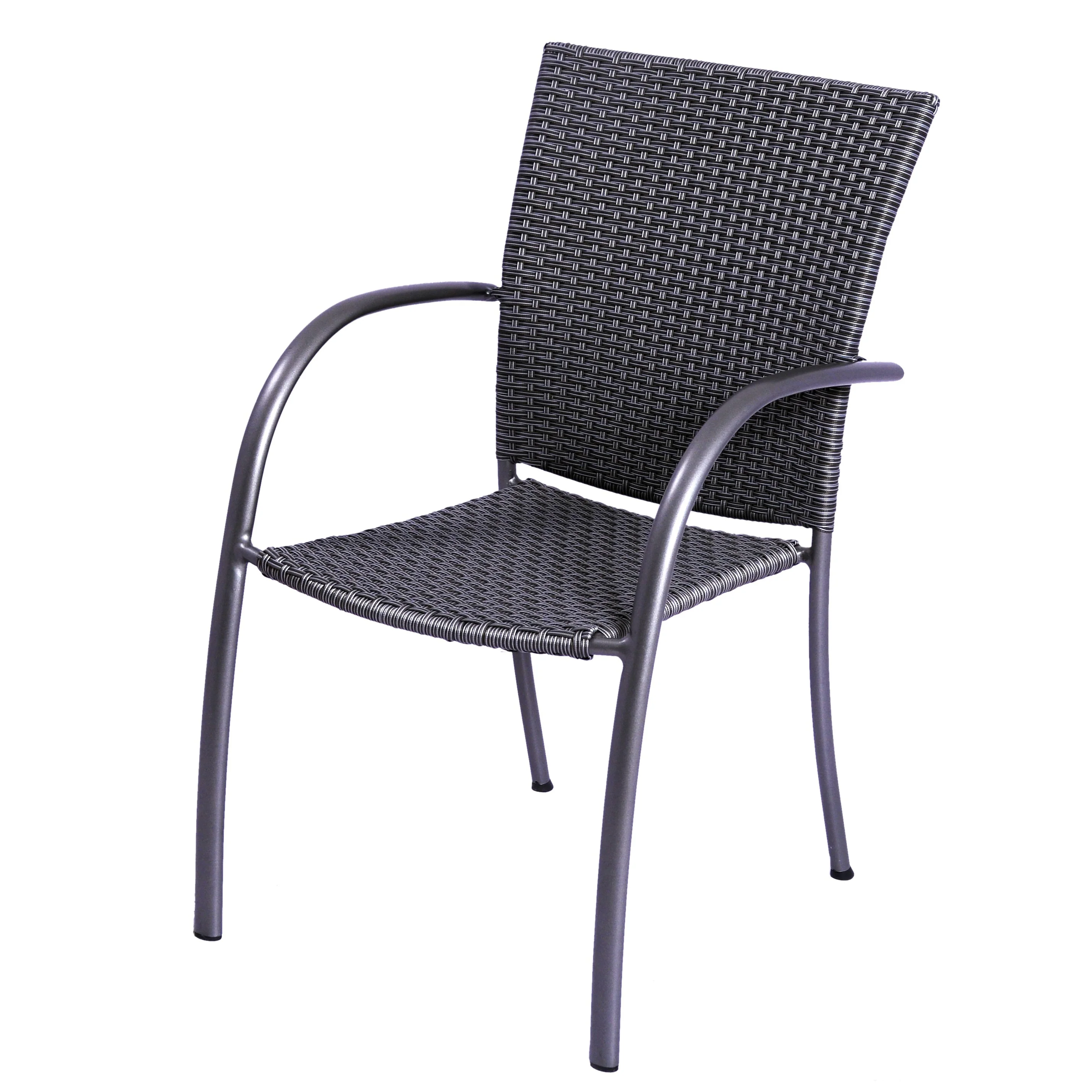 Pilano Woven 5-Piece Wrought Iron Dining Set - Image 7