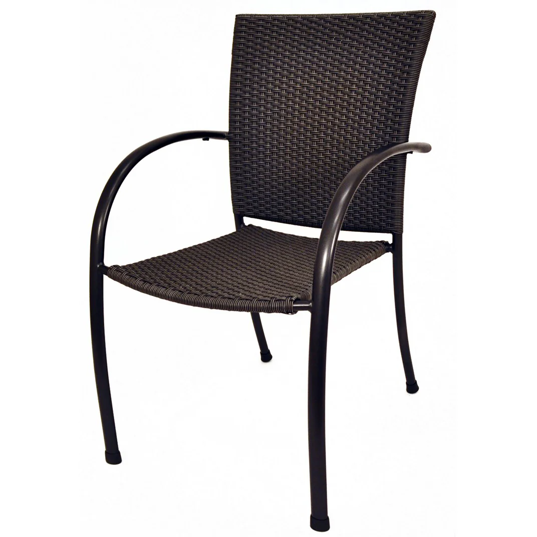 Pilano Woven Stackable Arm Chair - Image 3